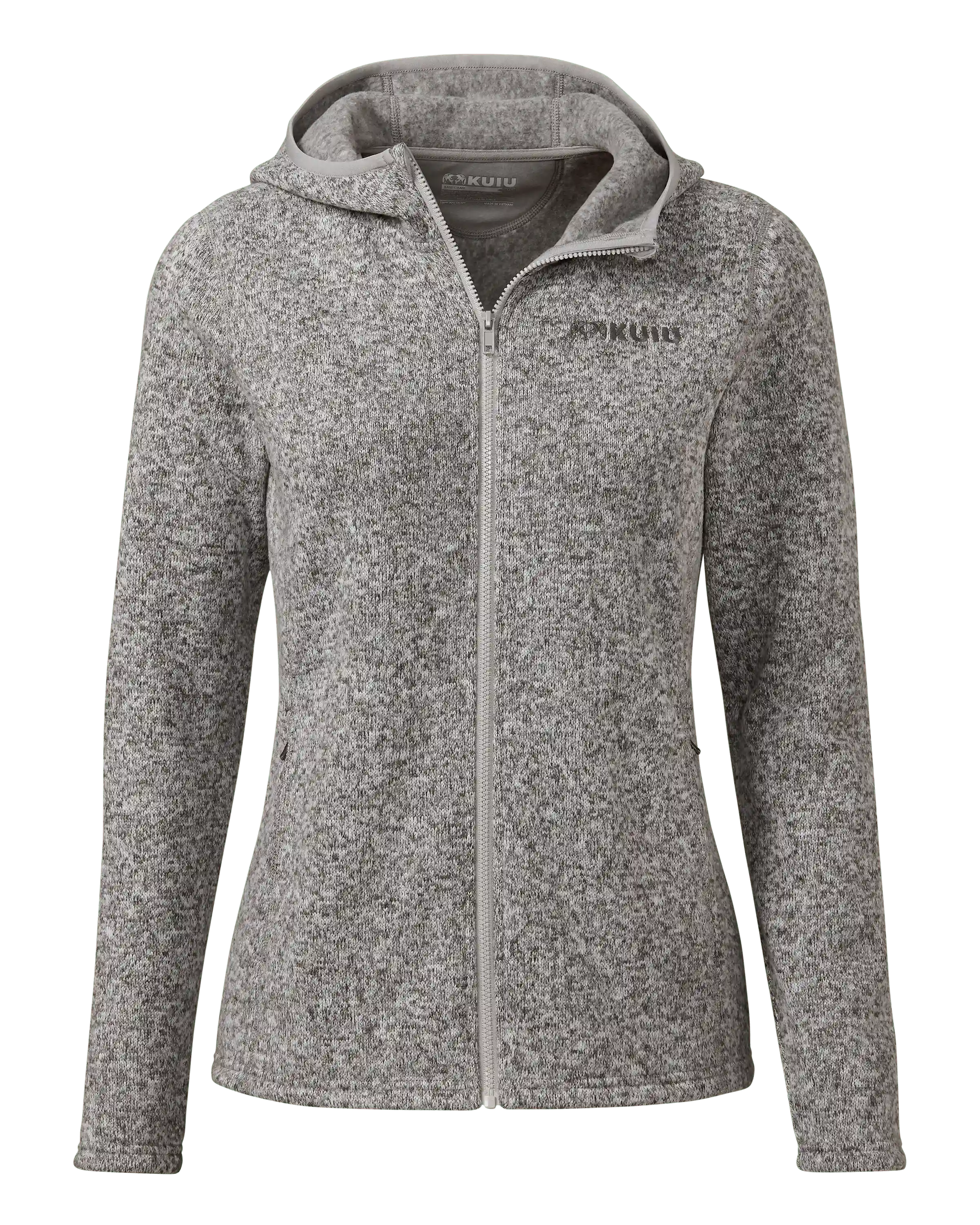 Women's Base Camp Hooded Sweater | Stone White Heather