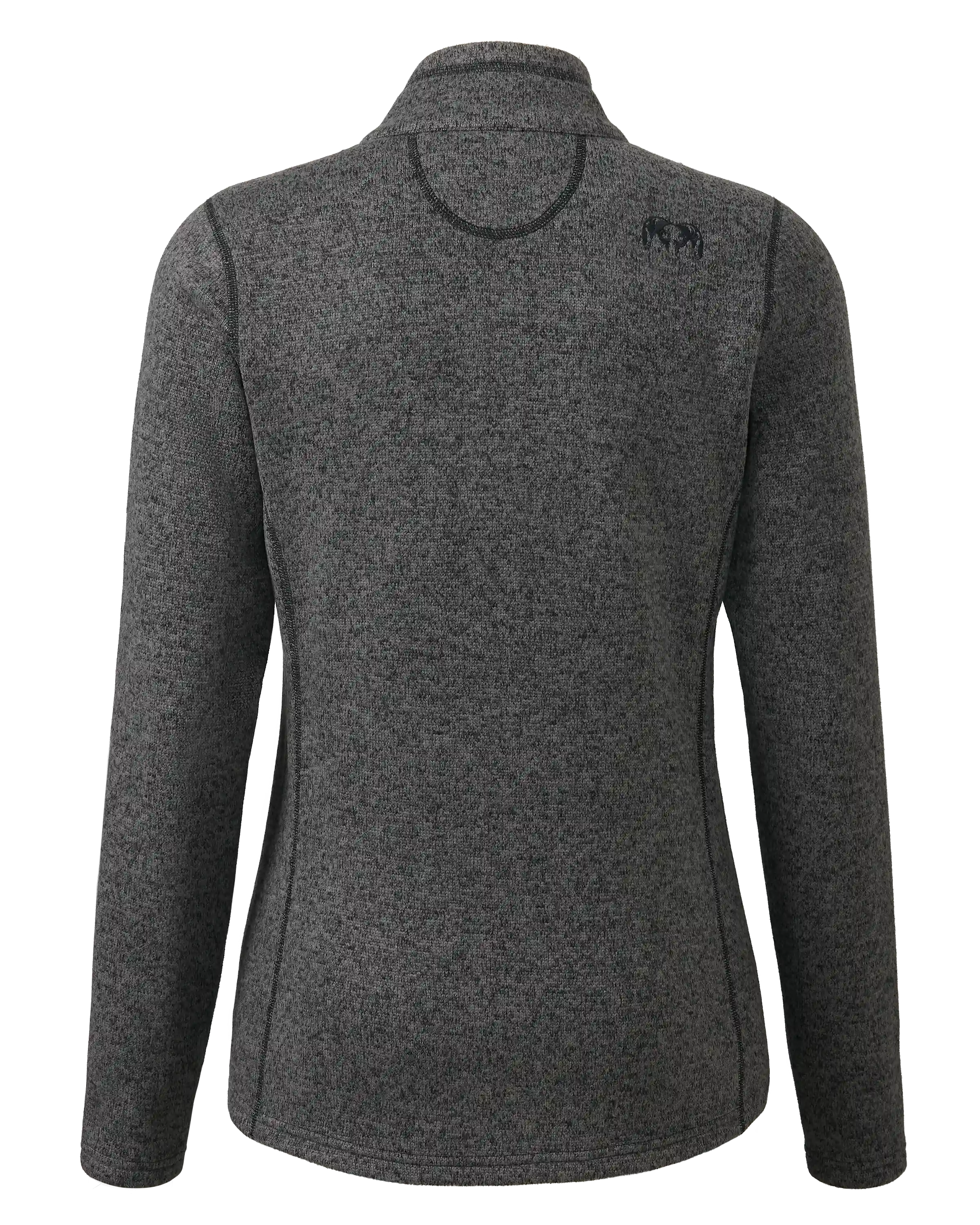 Alternative view of Women's Base Camp Full Zip Sweater | Charcoal Heather