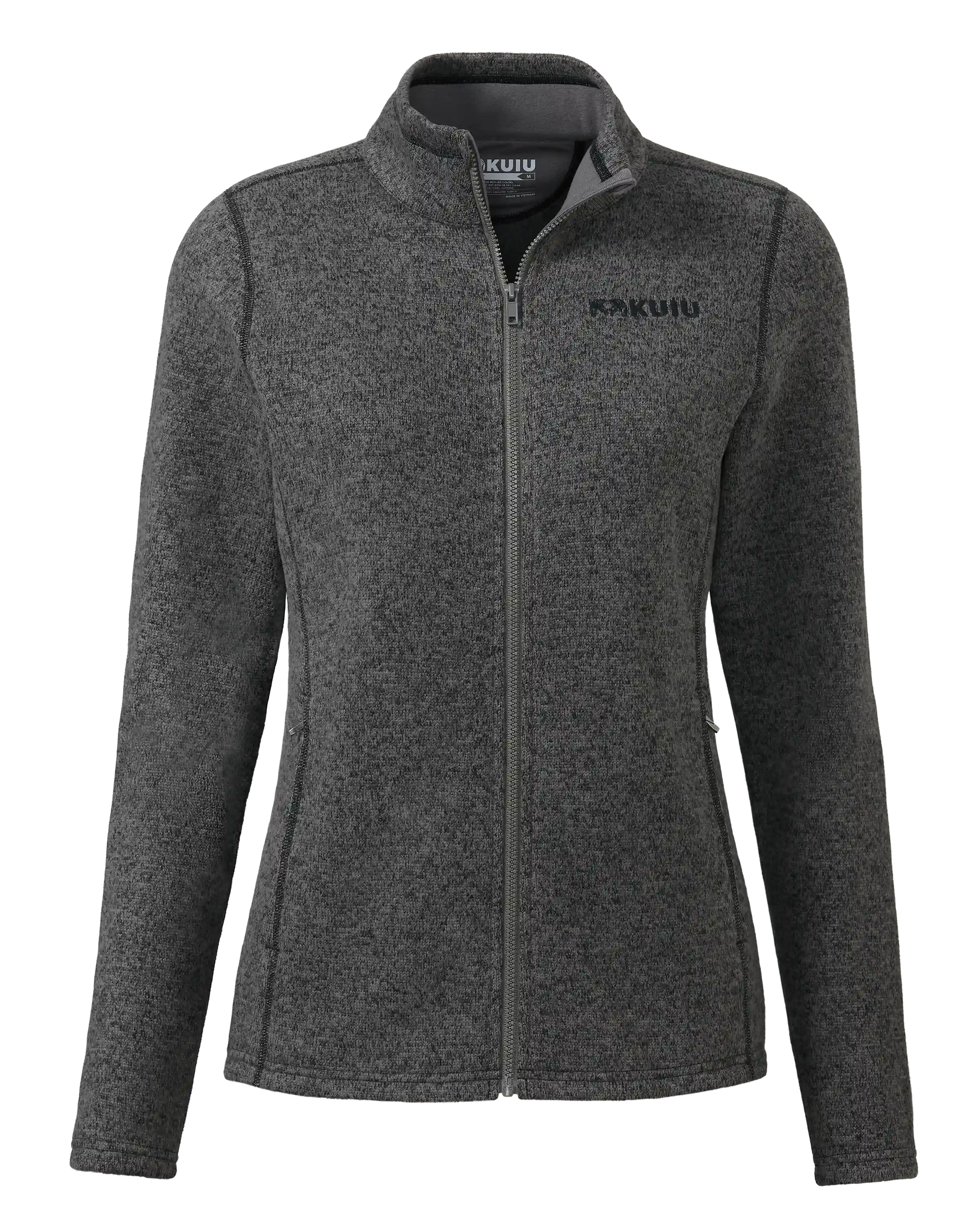 Women's Base Camp Full Zip Sweater | Charcoal Heather