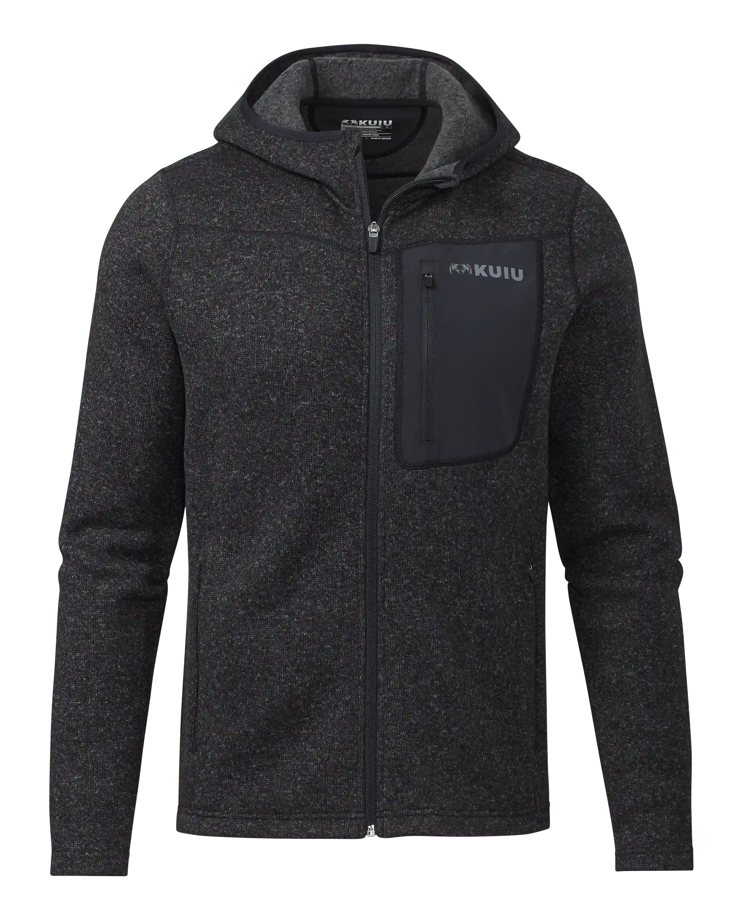 Base Camp Hooded Sweater | Heather Black