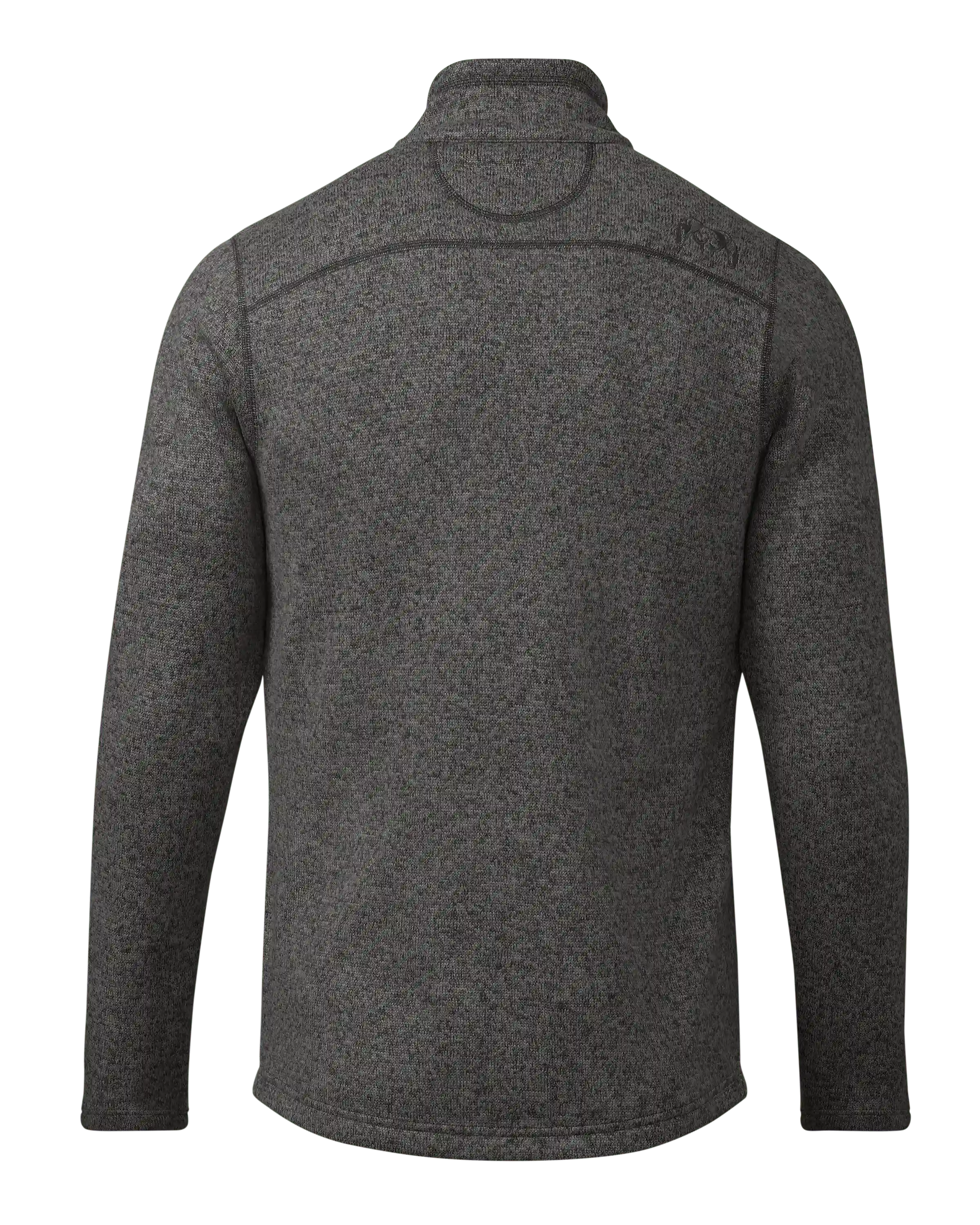 Alternative view of Base Camp Full Zip Sweater | Charcoal Heather