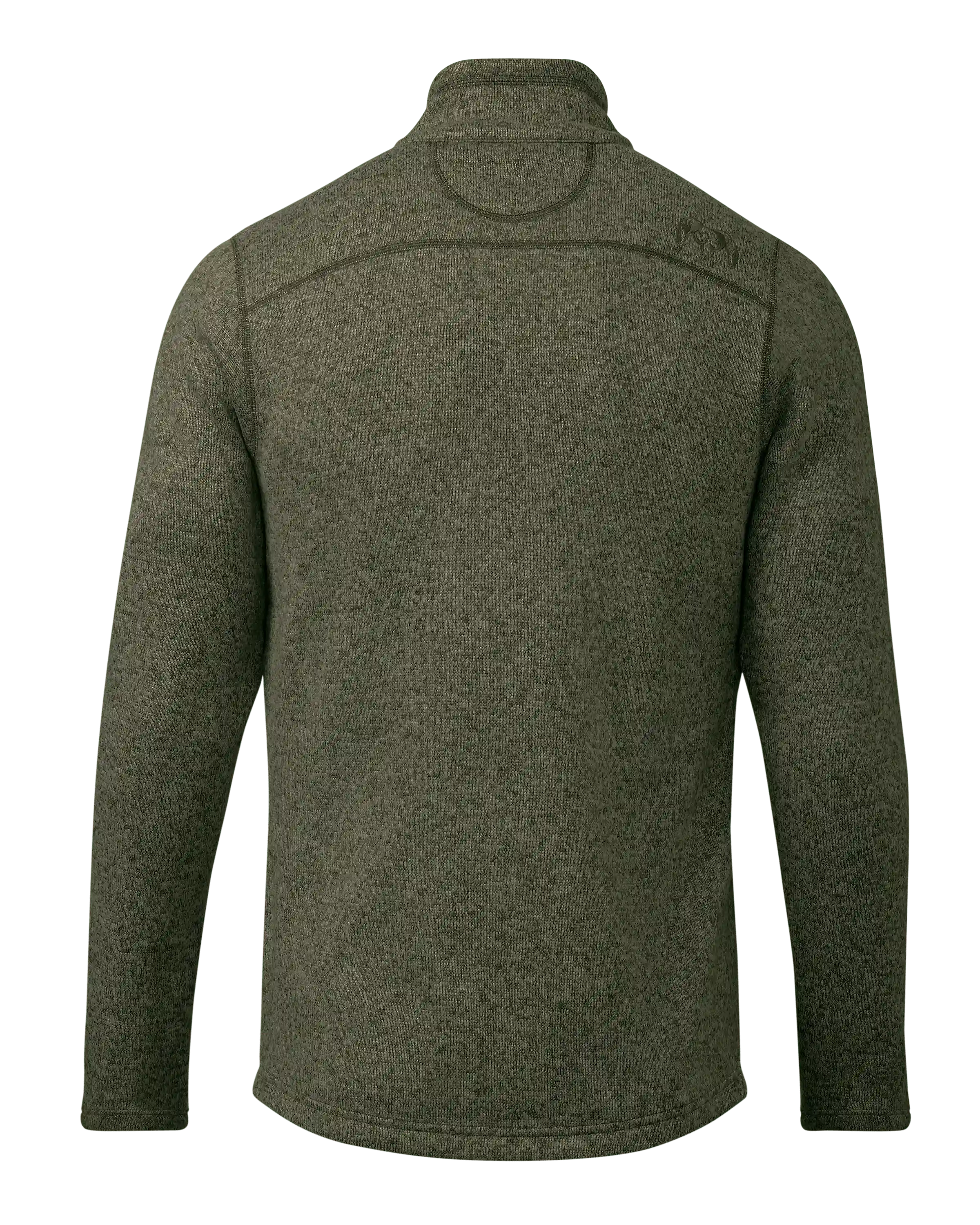 Alternative view of Base Camp Full Zip Sweater | Olive Heather