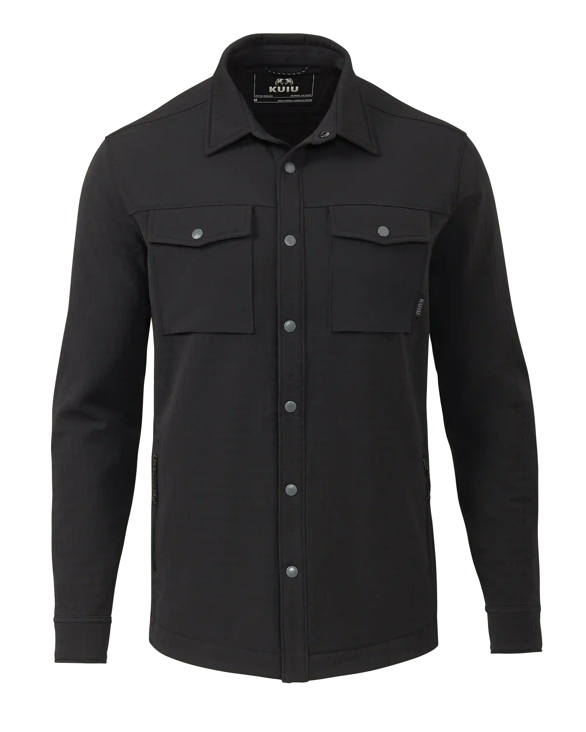 Blockfield Fleece Shirt Jacket | Black