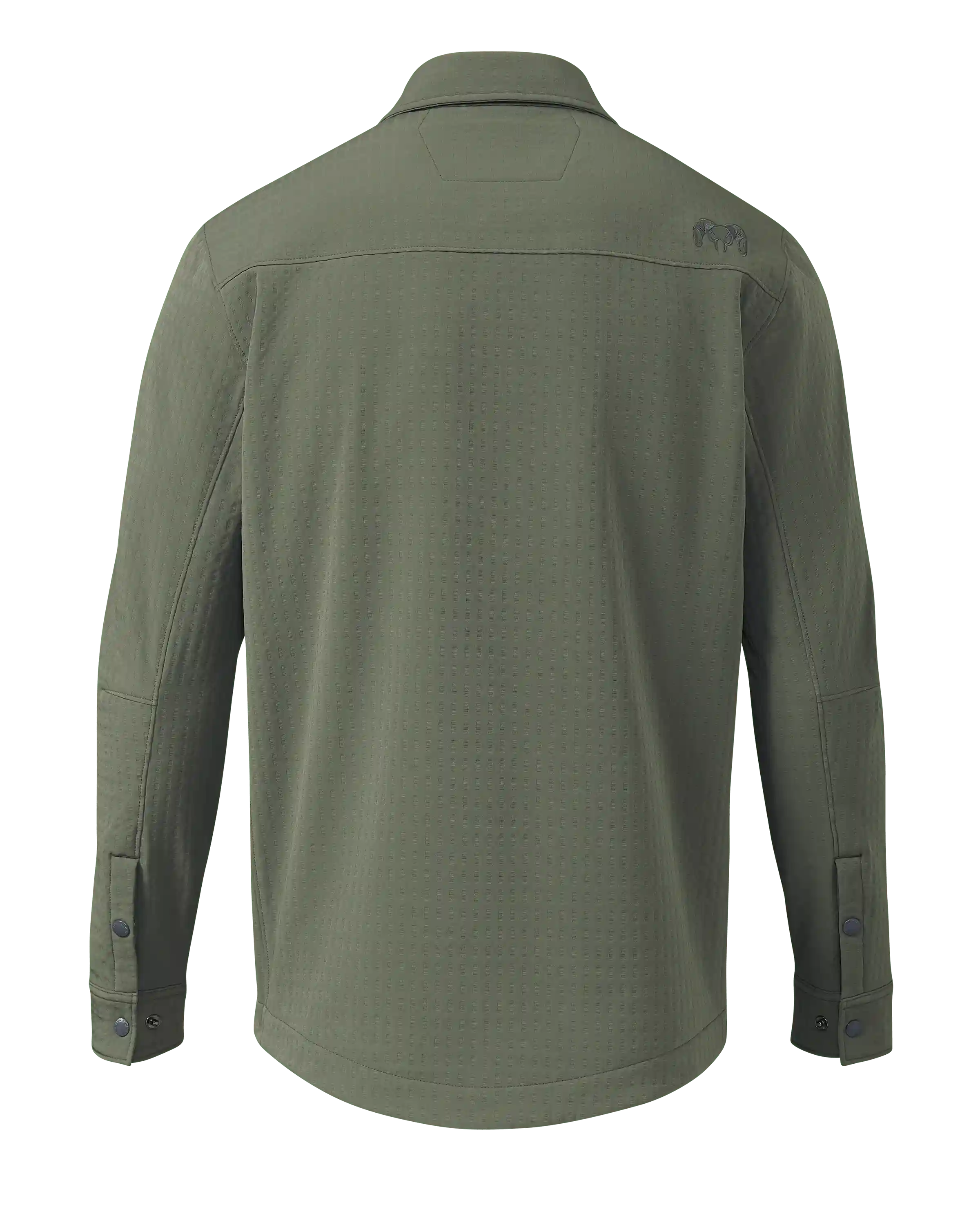 Alternative view of Blockfield Fleece Shirt Jacket | Dark Sage