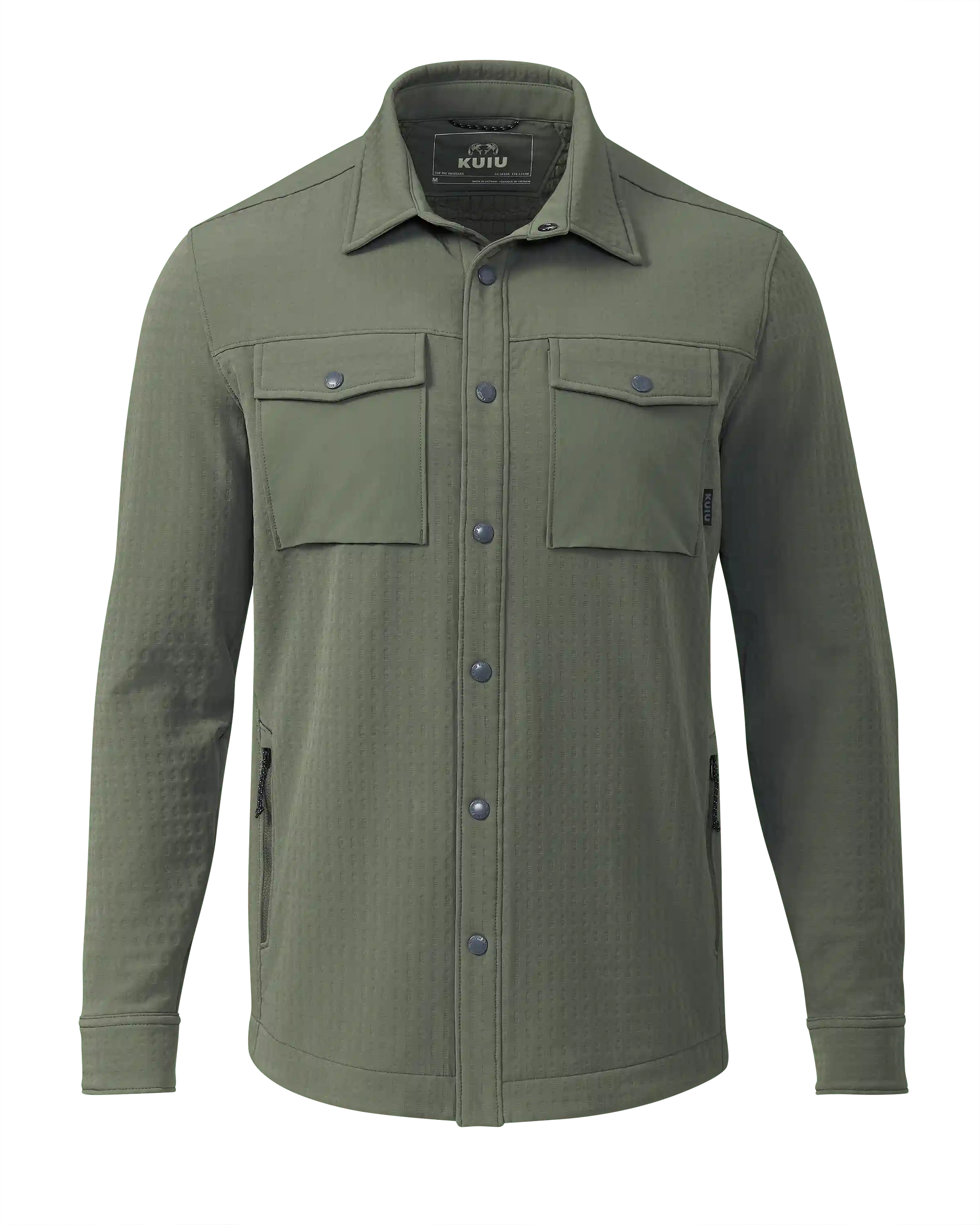 Blockfield Fleece Shirt Jacket | Dark Sage