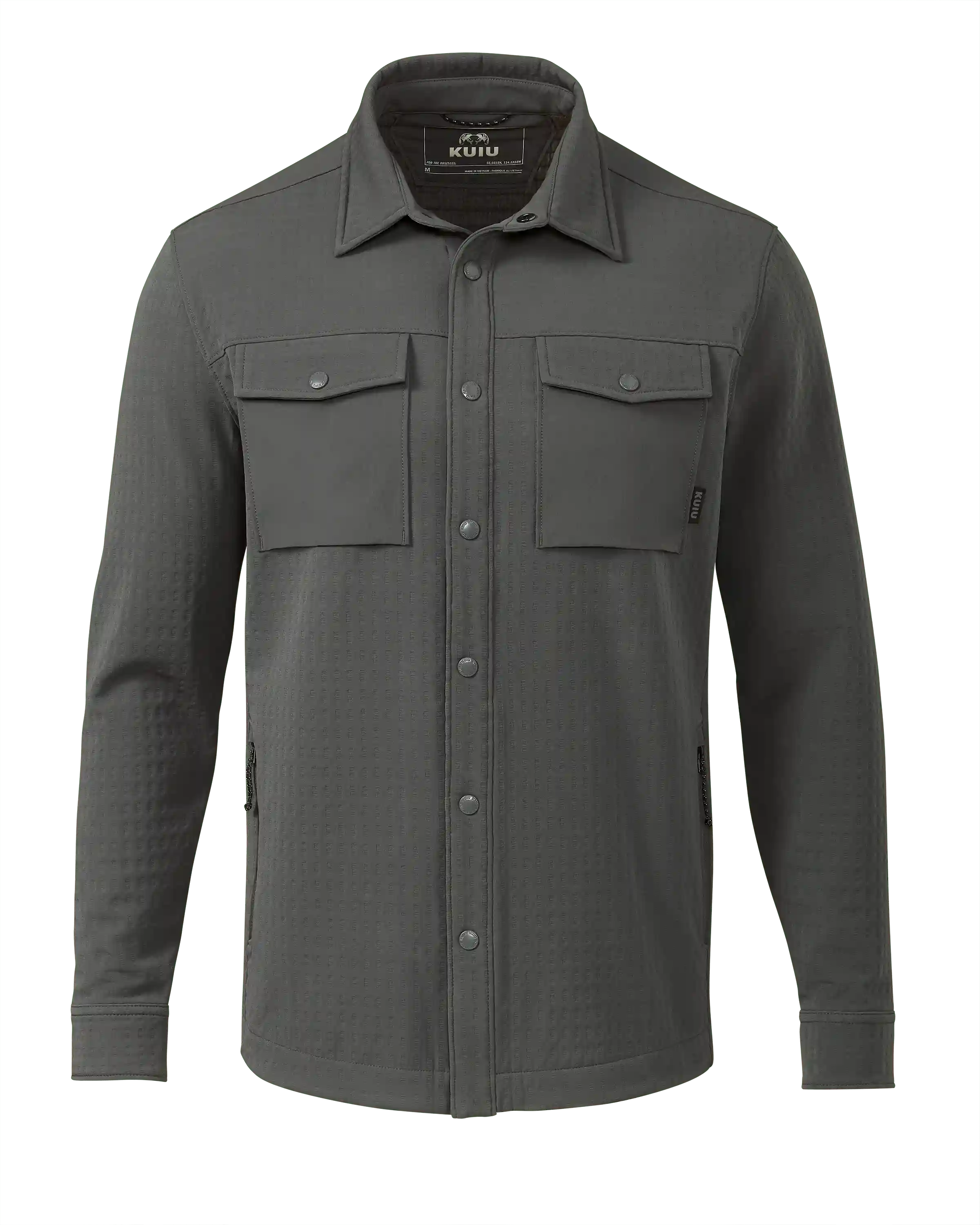 Blockfield Fleece Shirt Jacket | Gunmetal