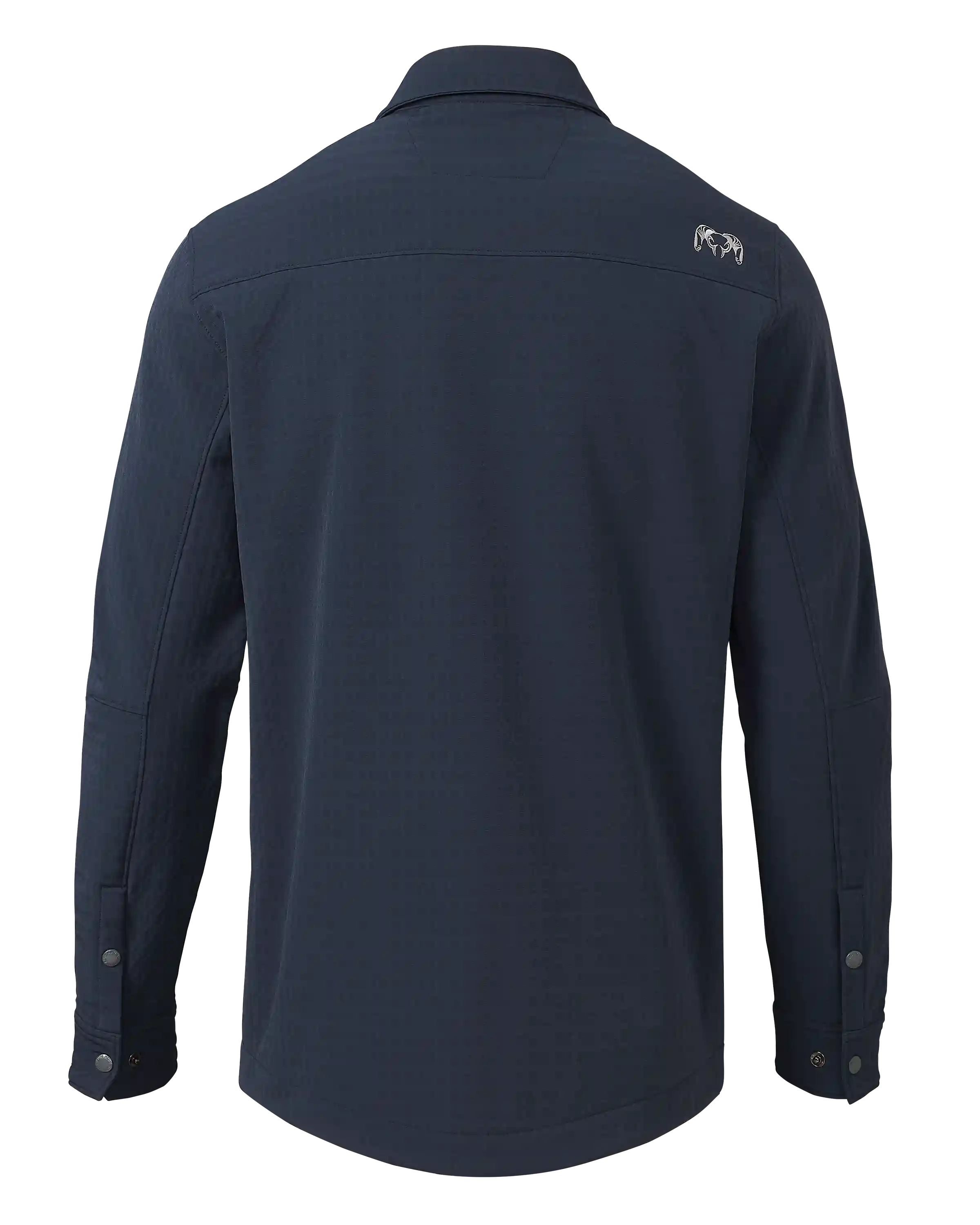 Alternative view of Blockfield Fleece Shirt Jacket | Steel Blue