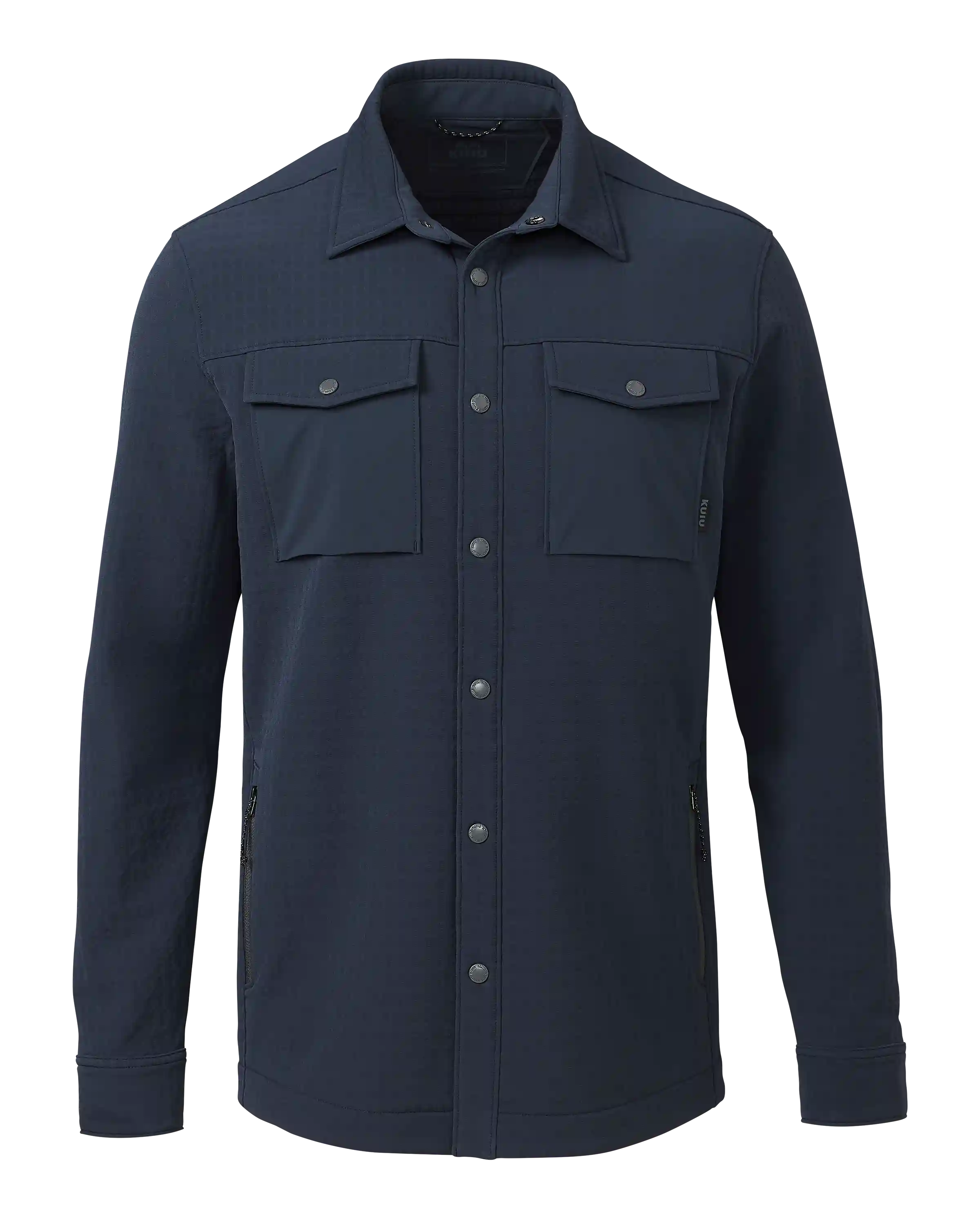 Blockfield Fleece Shirt Jacket | Steel Blue