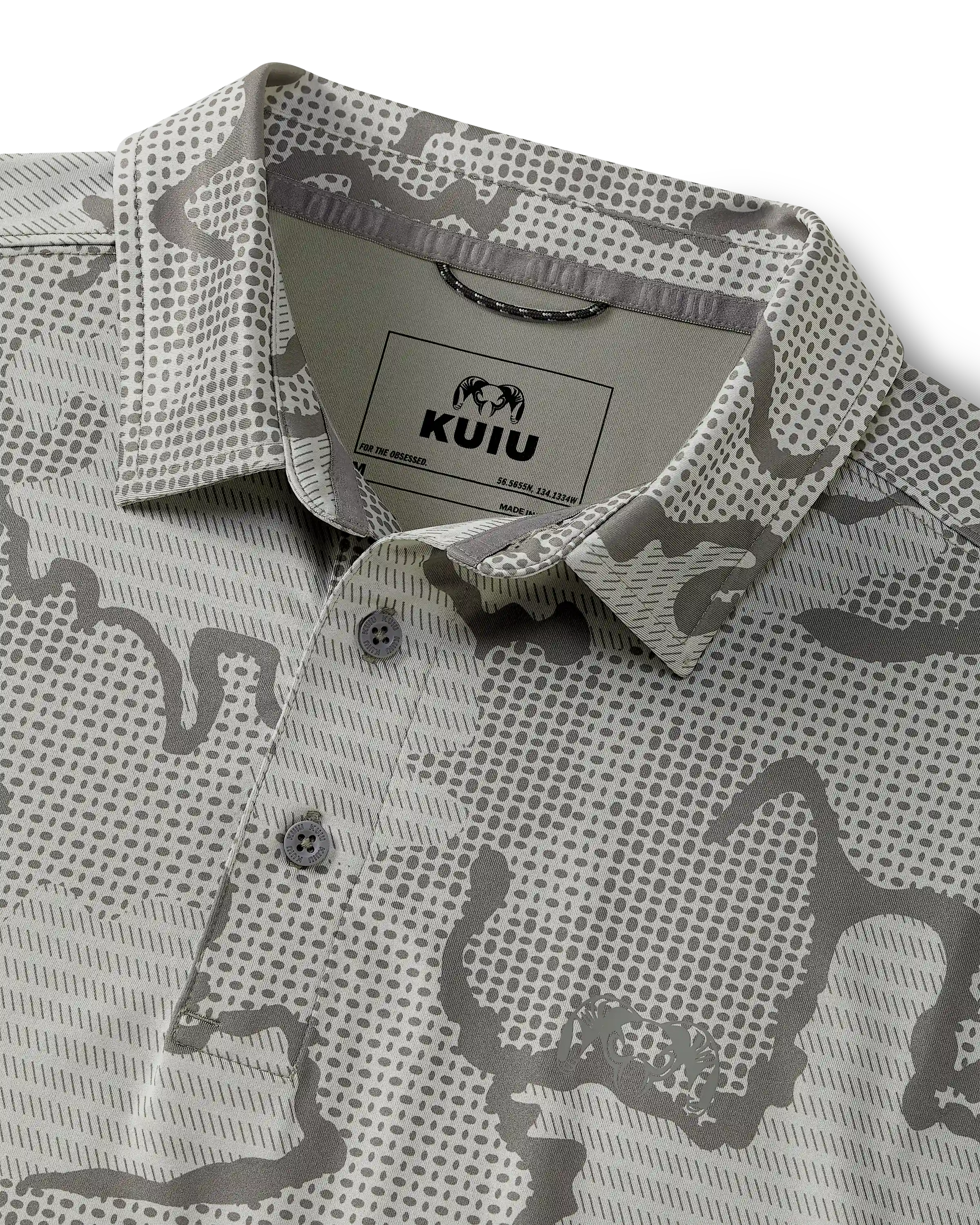 Alternative view of KUIU Performance Polo | Stone Tonal