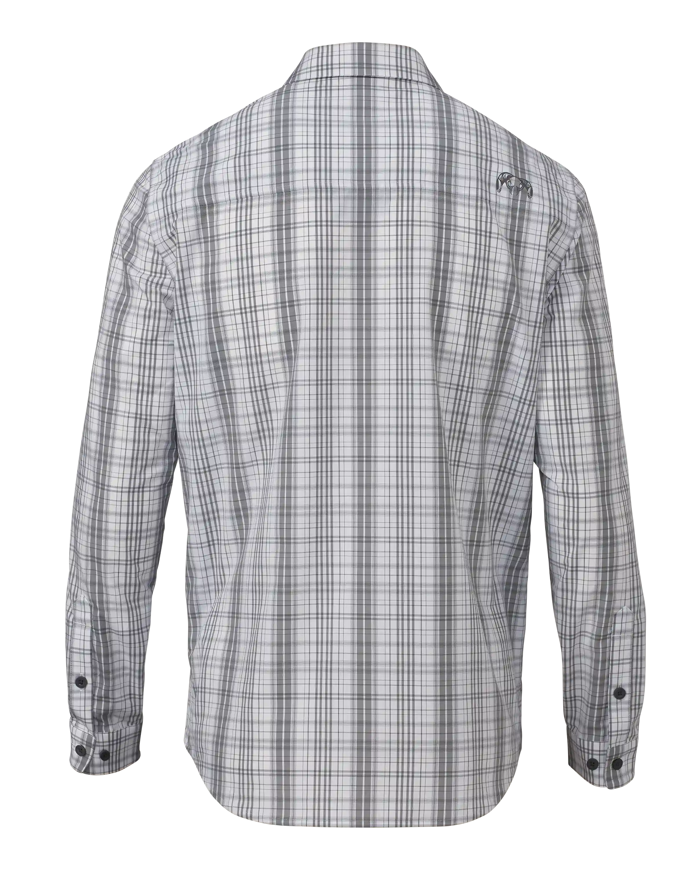 Alternative view of Borrego LS Shirt | Granite Plaid