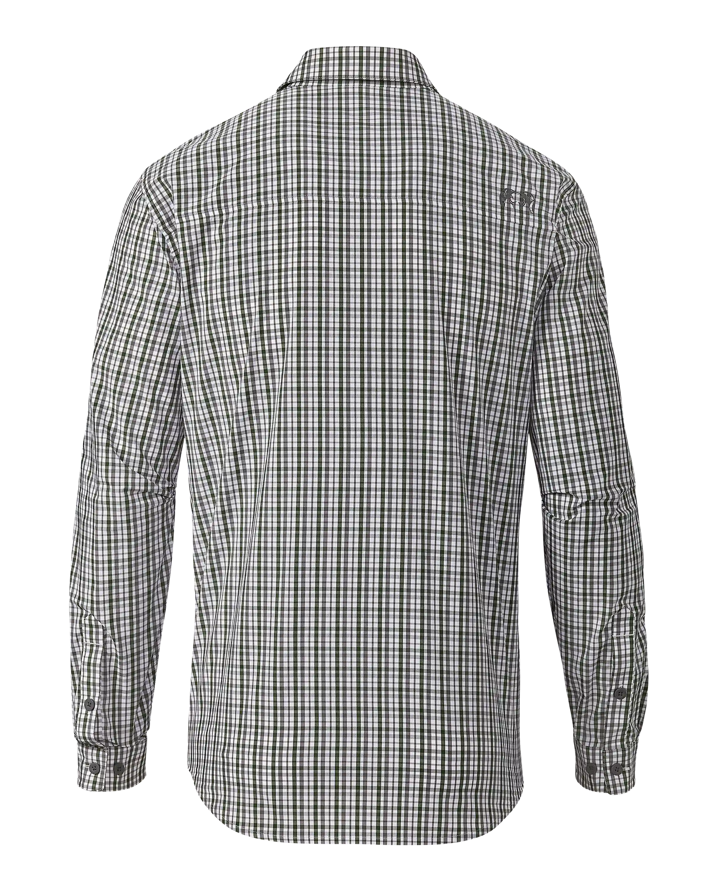 Alternative view of Borrego LS Shirt | Mini Cross Check Verde Plaid