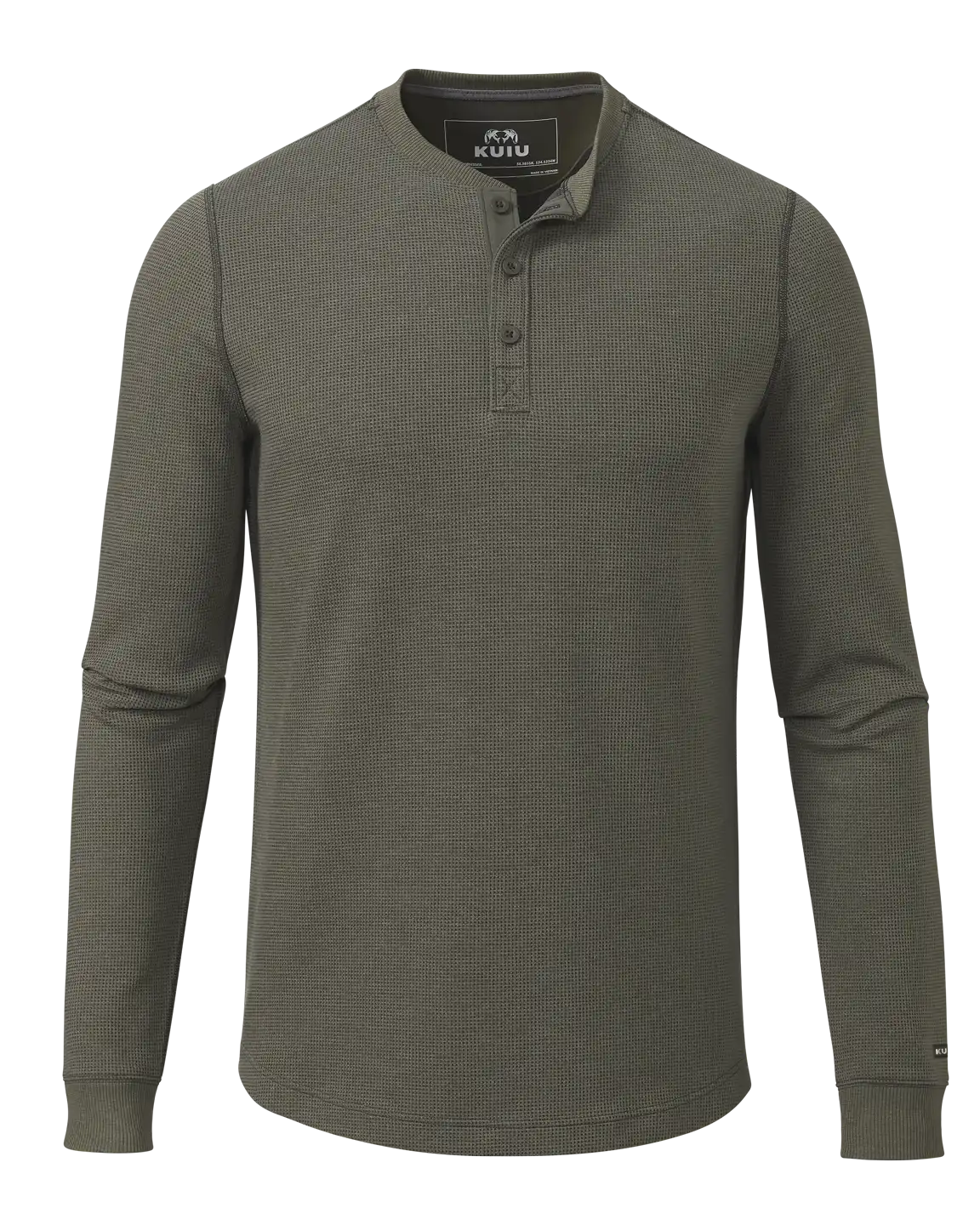 Canyon Waffle Henley | Ash Heather