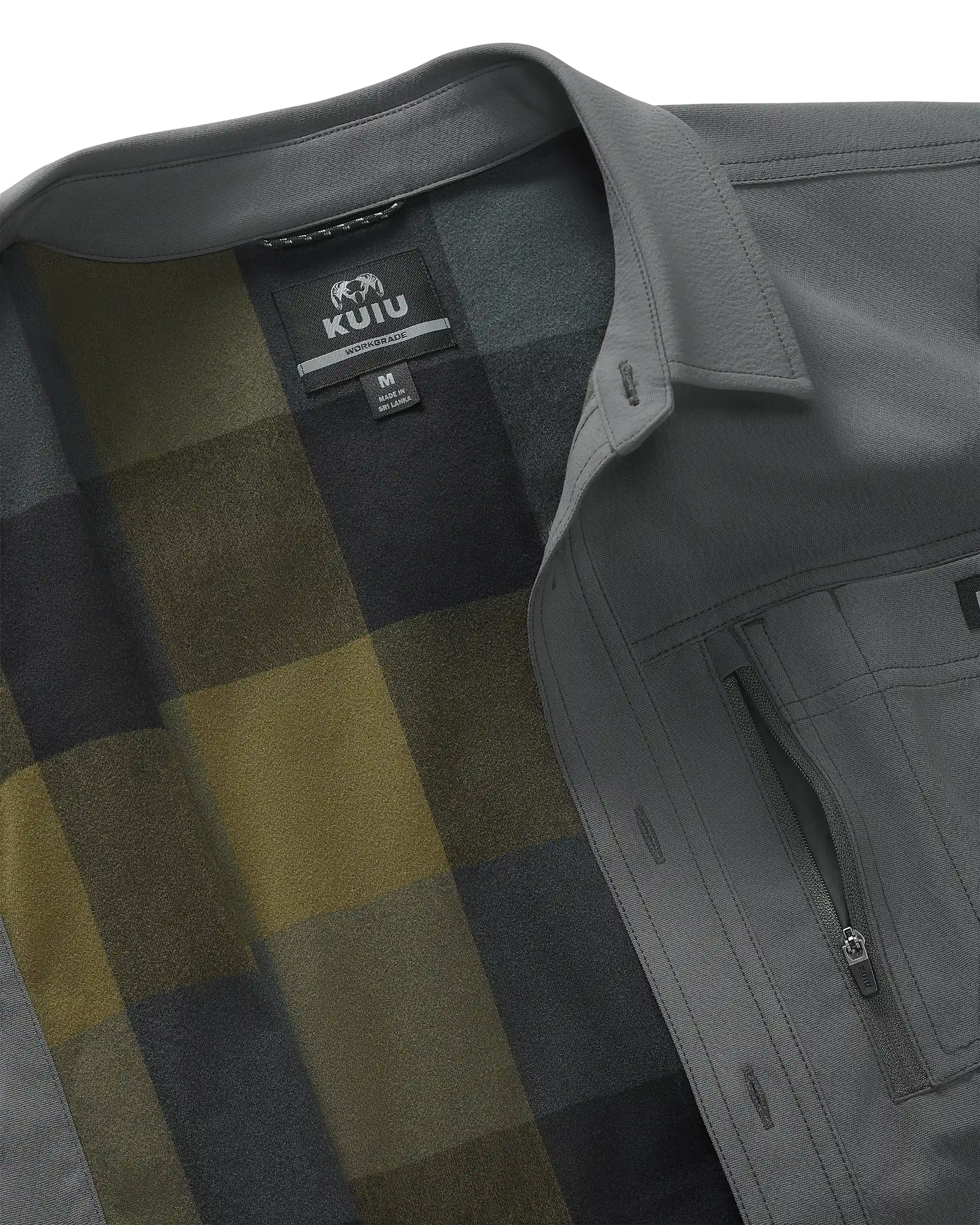 Alternative view of Motive Flannel Lined Shirt Jacket | Gunmetal