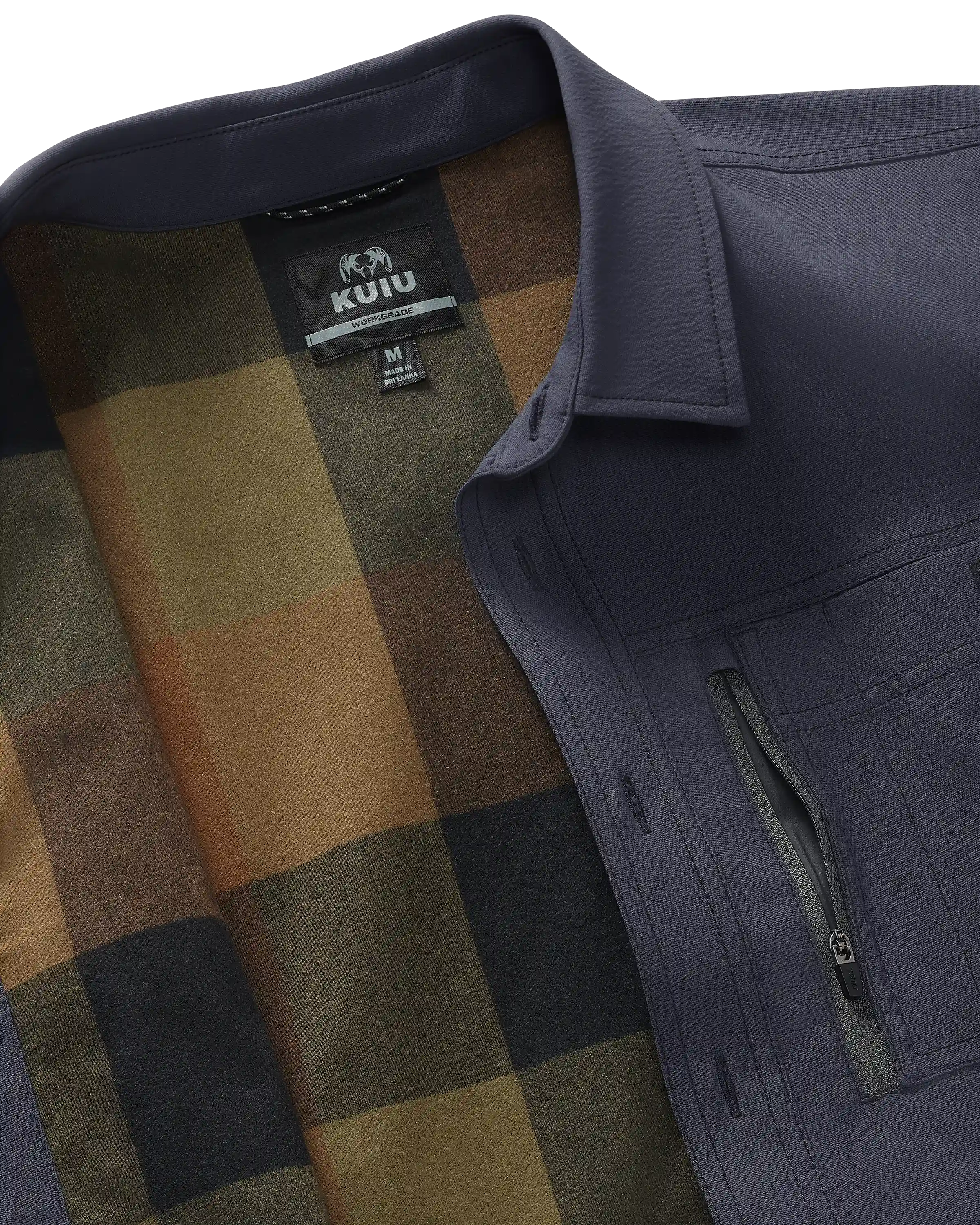 Alternative view of Motive Flannel Lined Shirt Jacket | Steel Blue