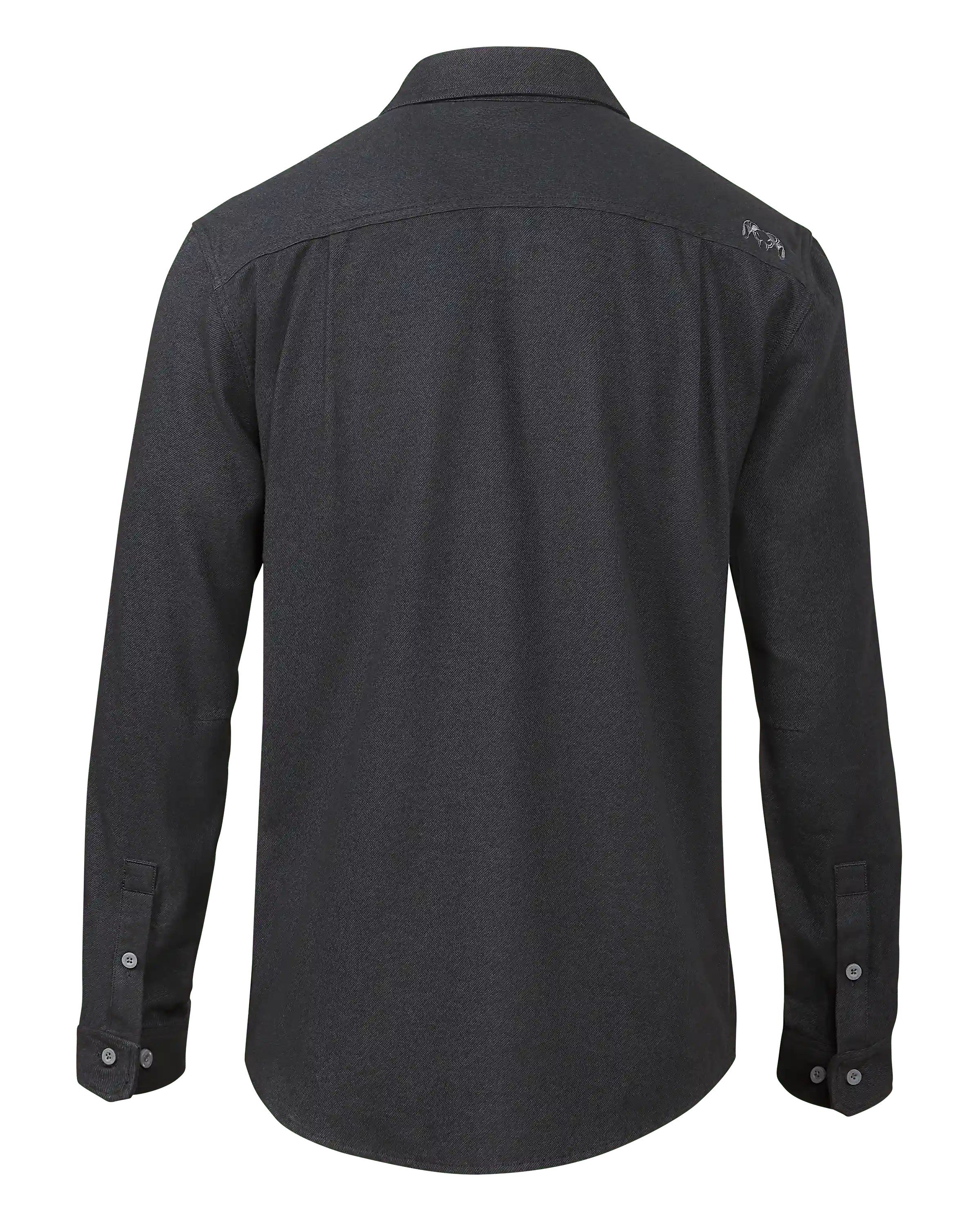 Alternative view of Field Flannel Shirt | Steel Blue