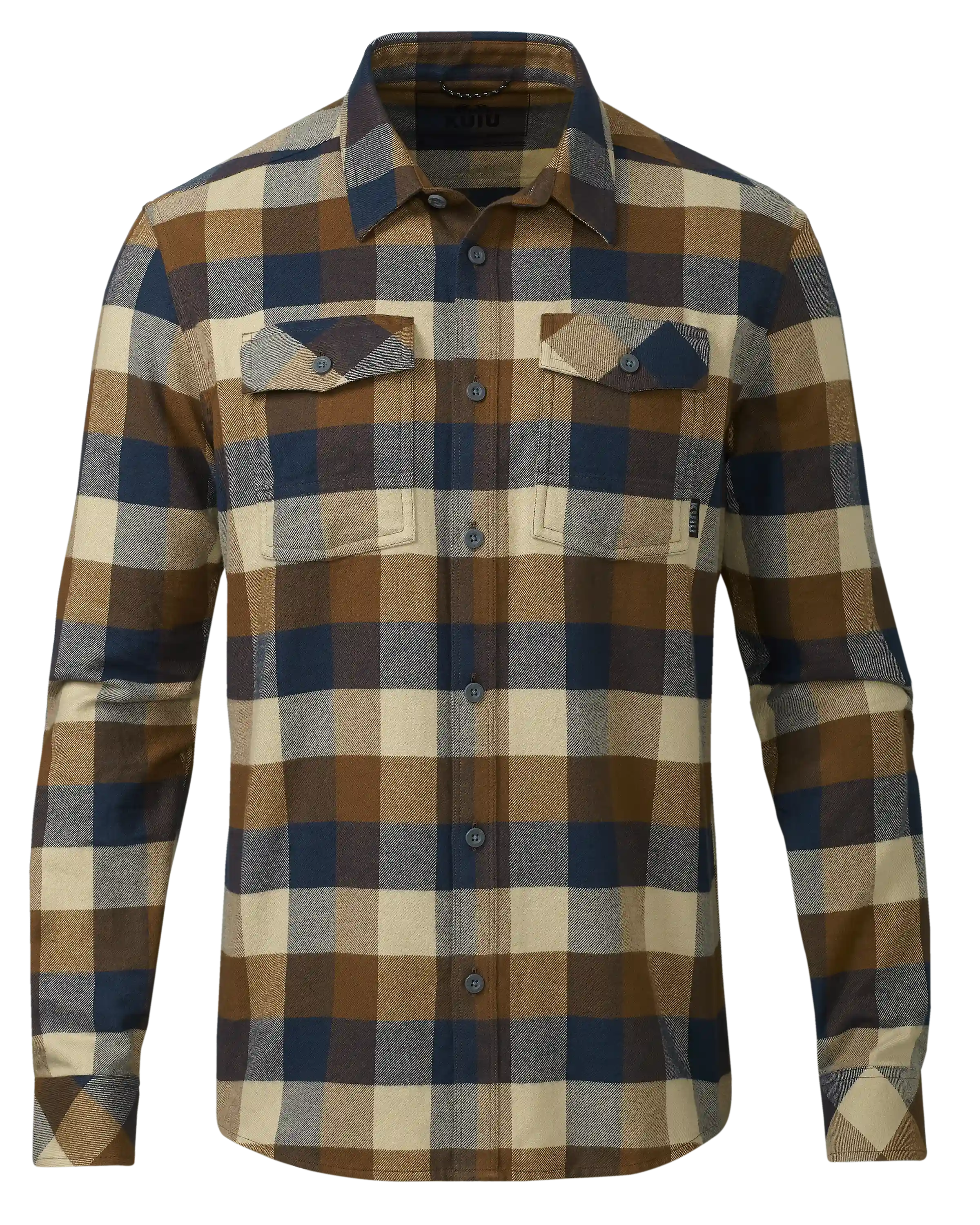 Field Flannel Shirt | Saddle Trio