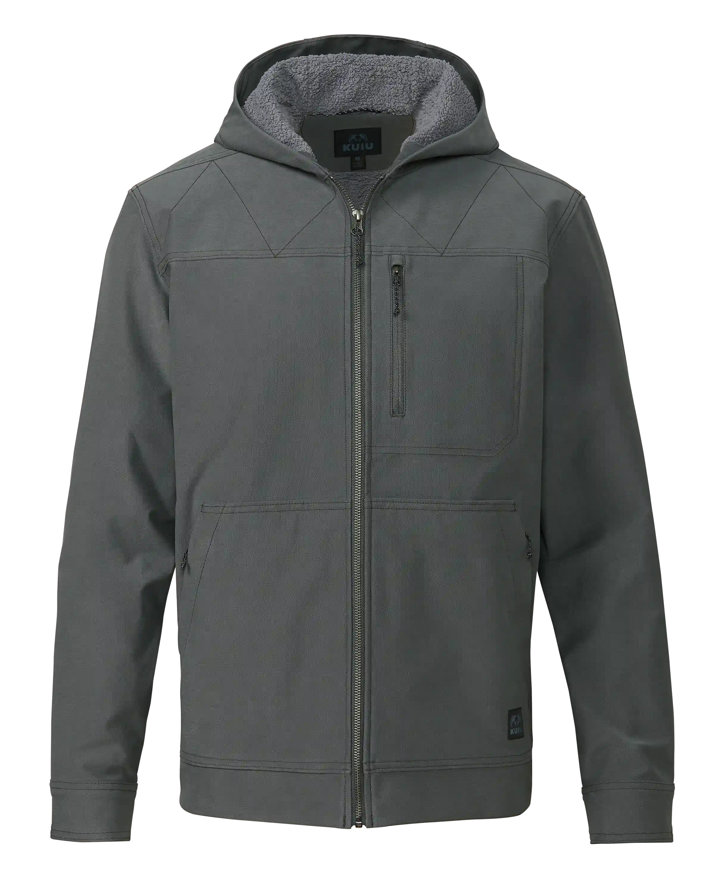Brawley Hooded Fleece Jacket | Gunmetal
