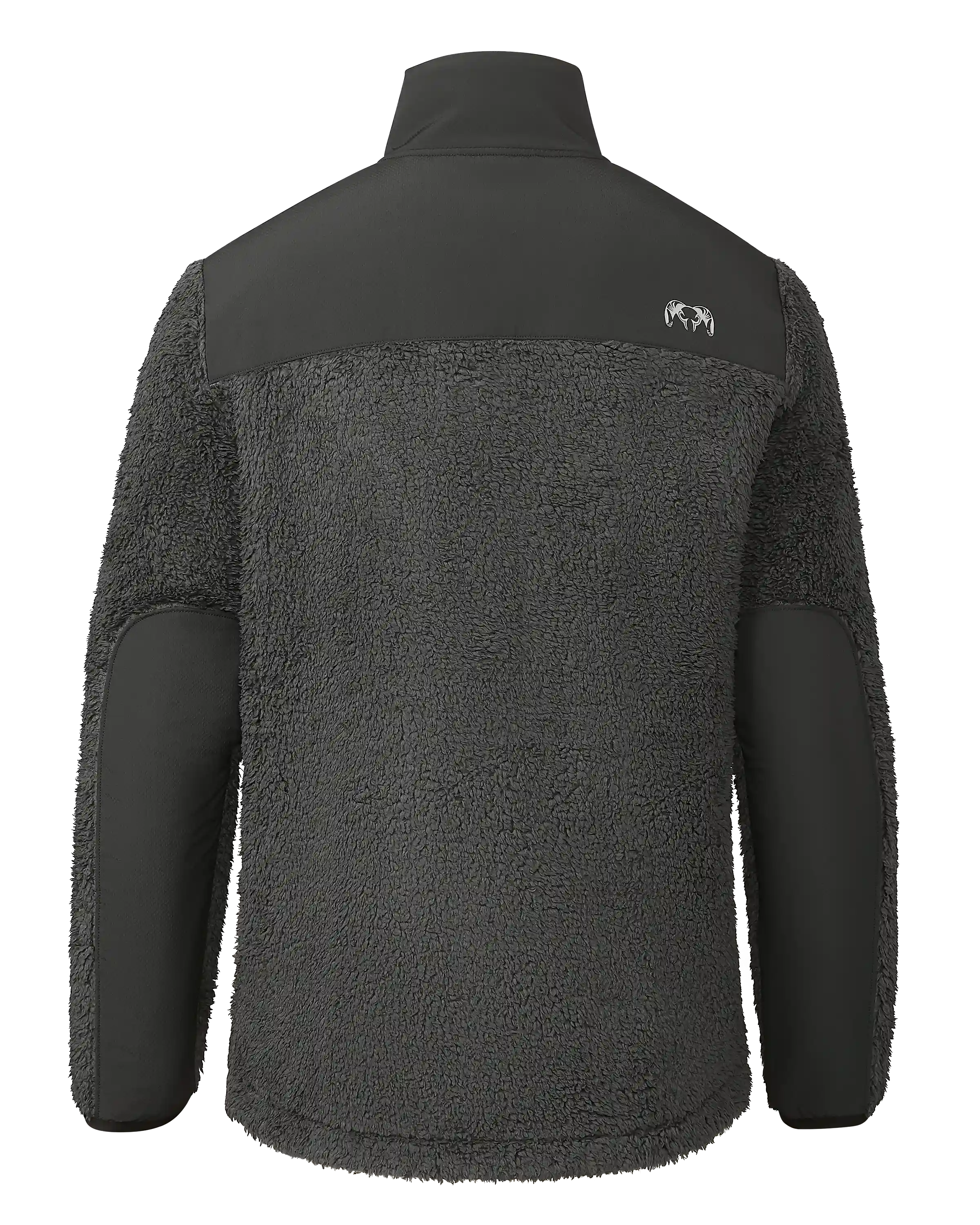 Alternative view of Sherpa Fleece Zip Pullover | Asphalt