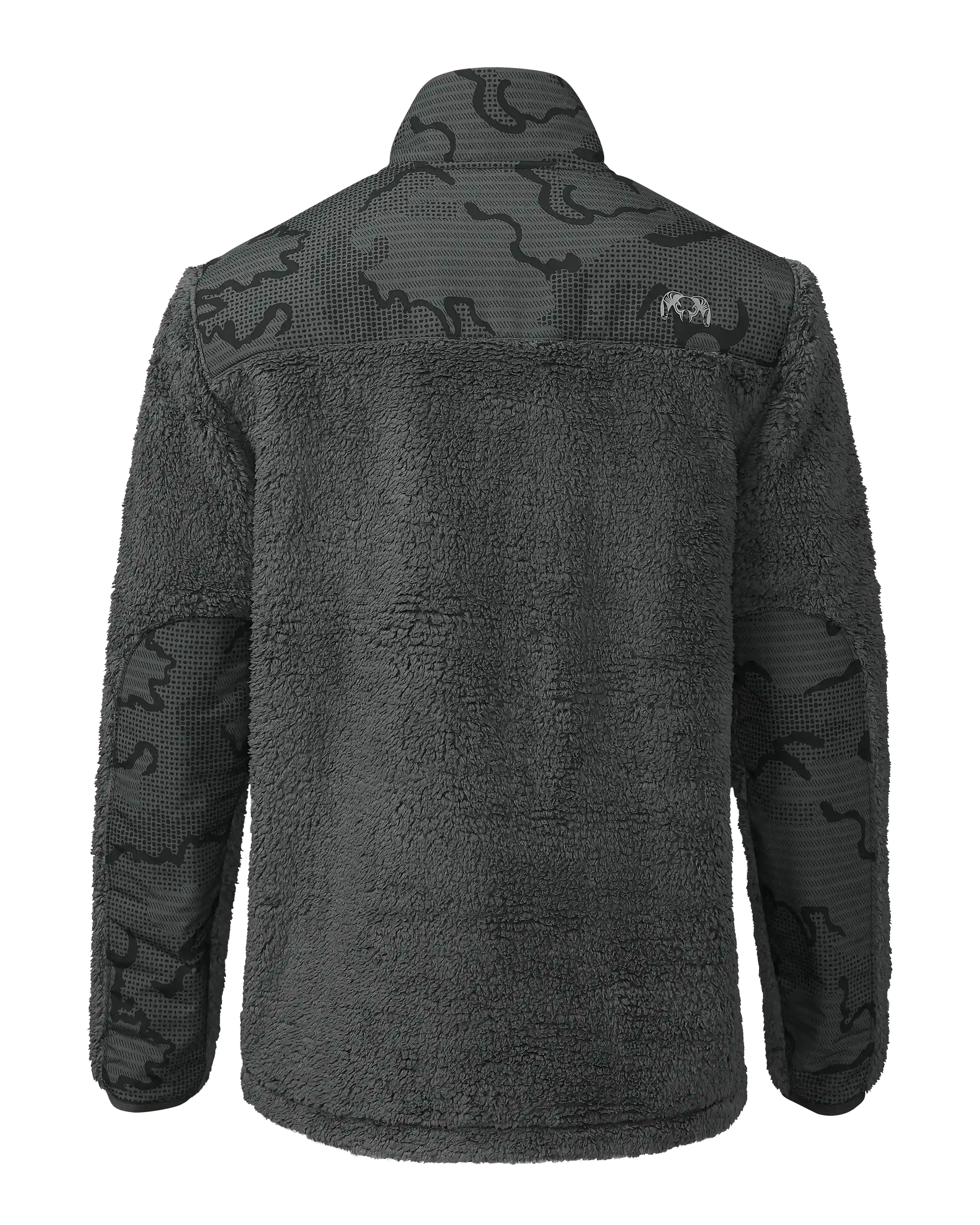 Alternative view of Sherpa Fleece Zip Pullover | Gunmetal Tonal