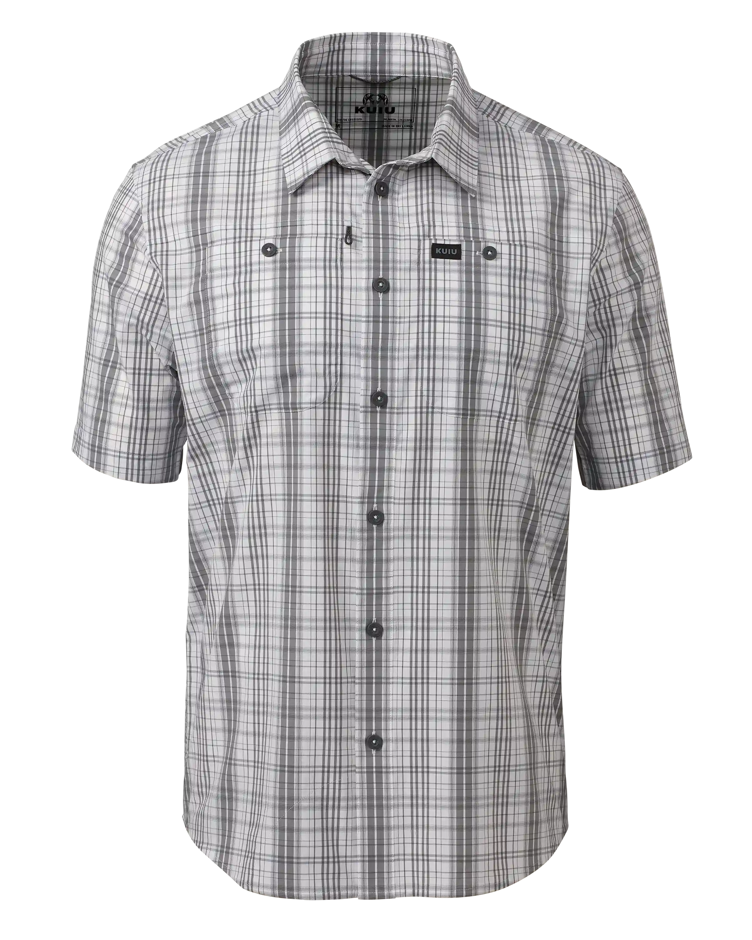 Borrego SS Shirt | Granite Plaid