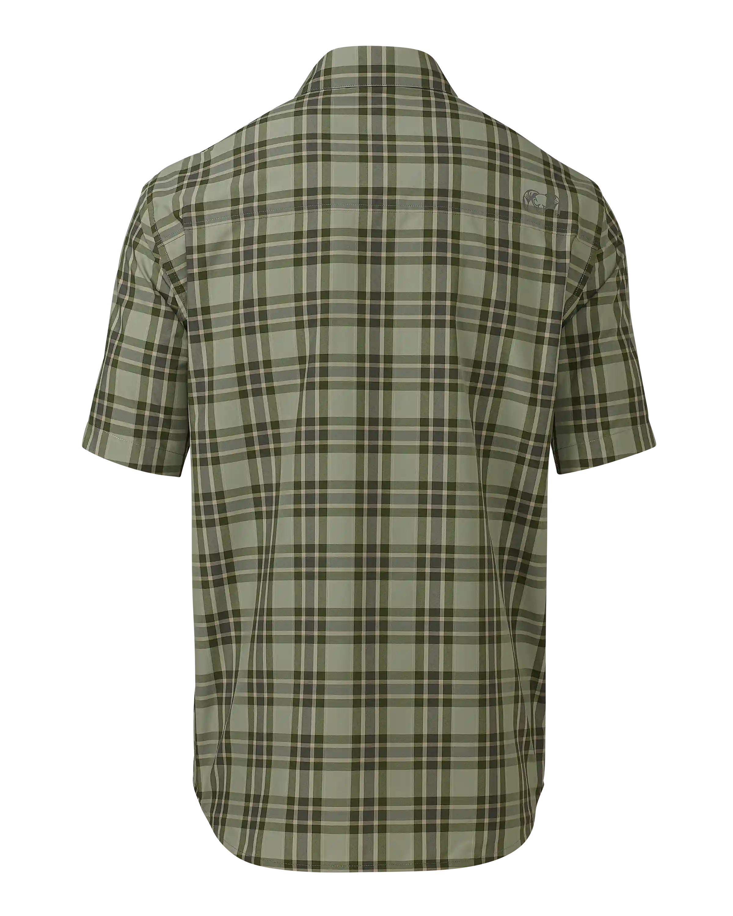 Alternative view of Borrego SS Shirt | Verde Crosscheck Plaid