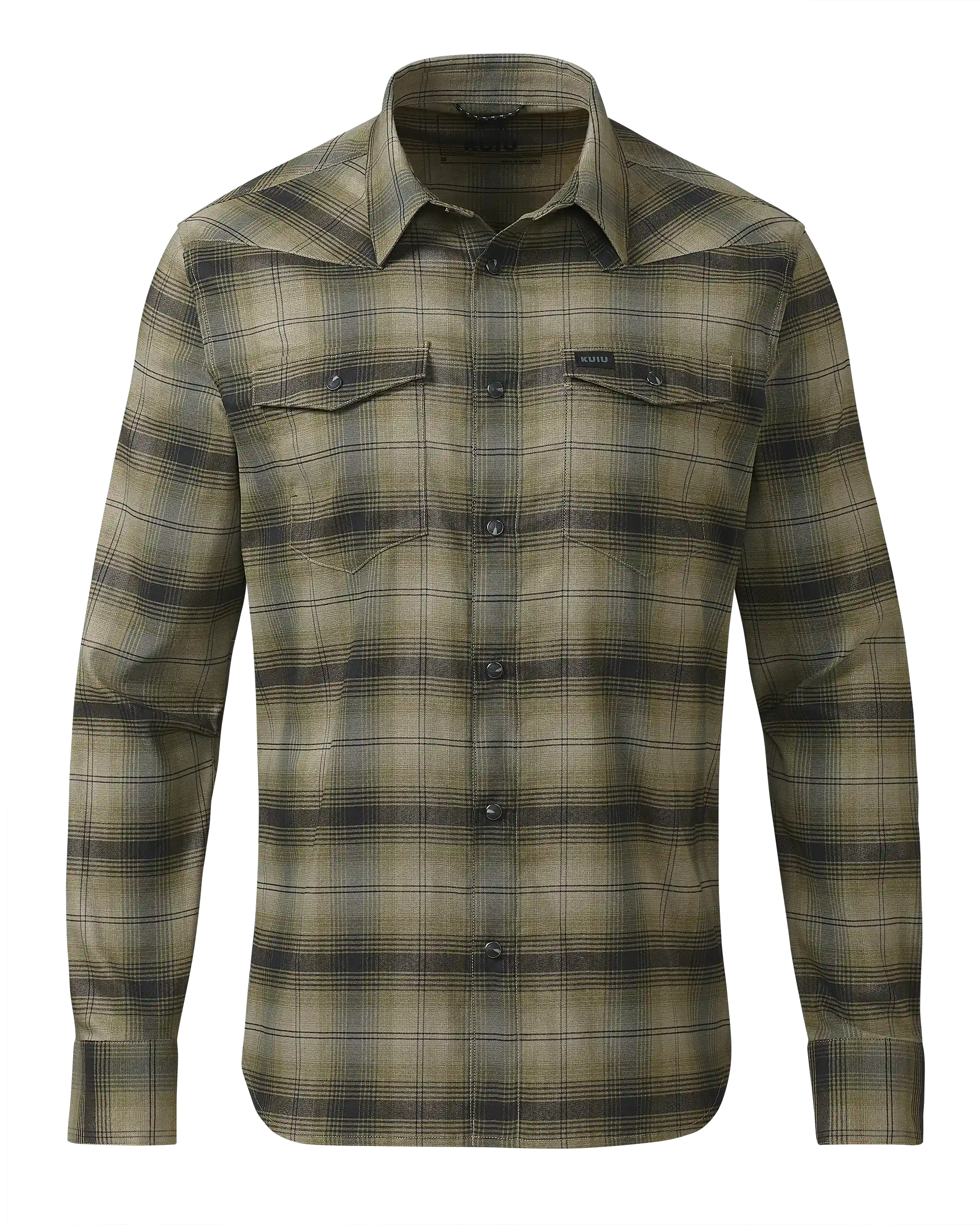 Laredo LS Shirt | Verde Ombre Plaid