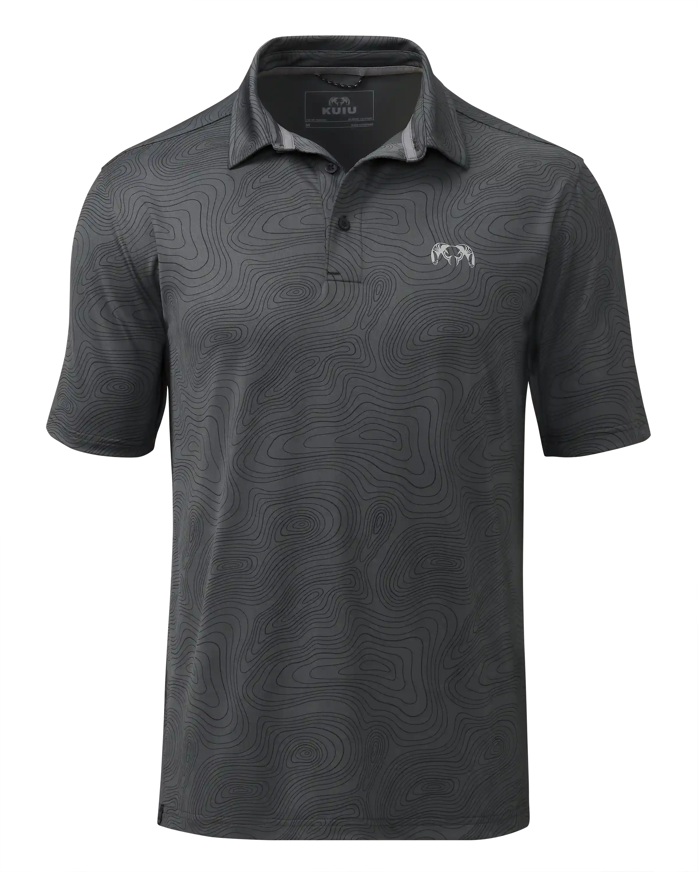 KUIU Performance Polo Topo | Gunmetal Topo