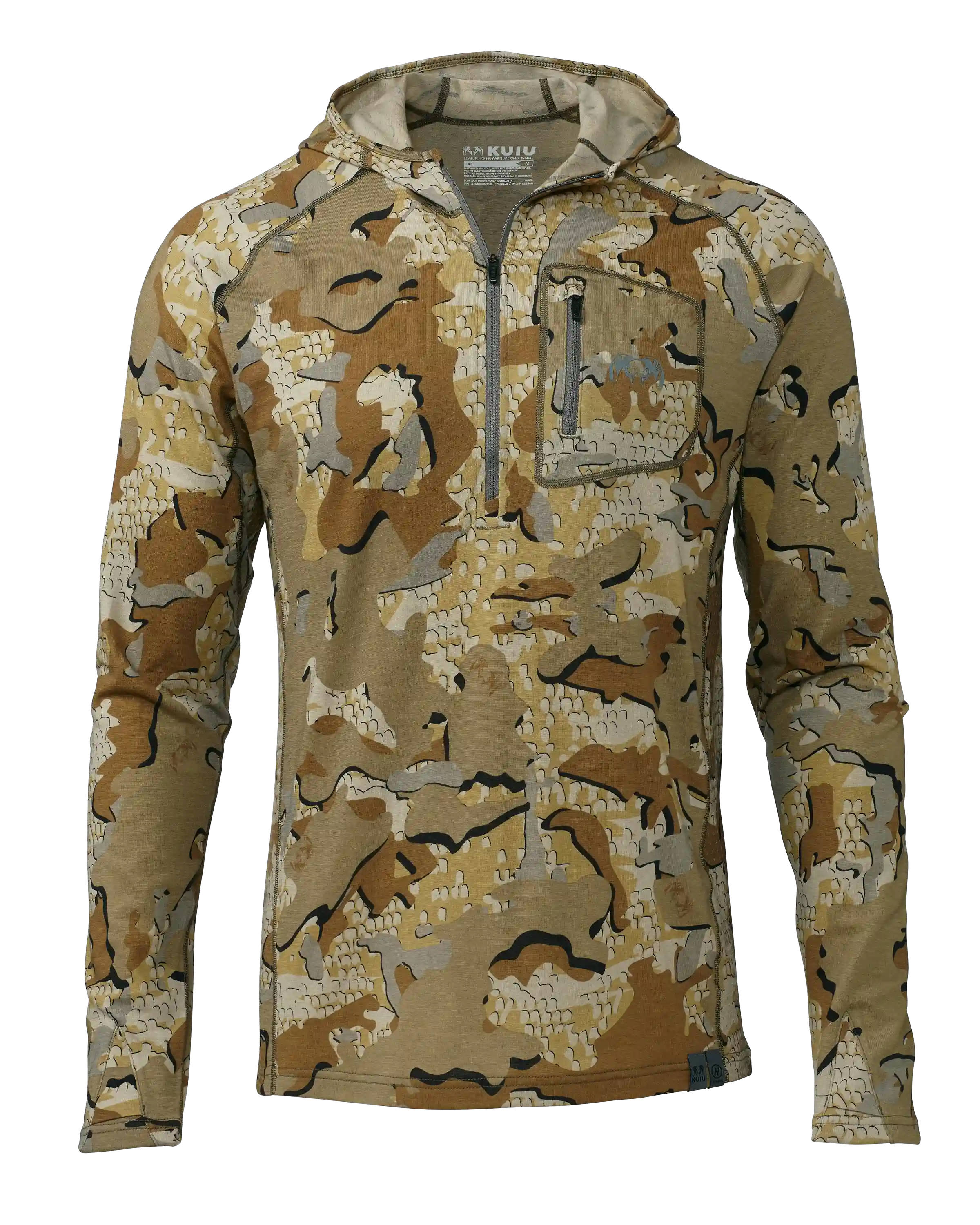 ULTRA Merino 145 Zip-T Hunting Hoodie | Valo