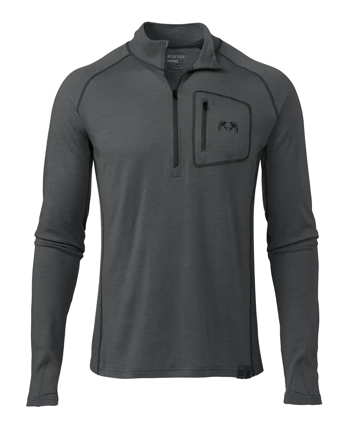 ULTRA Merino 145 Zip-T Hunting Shirt | Gunmetal