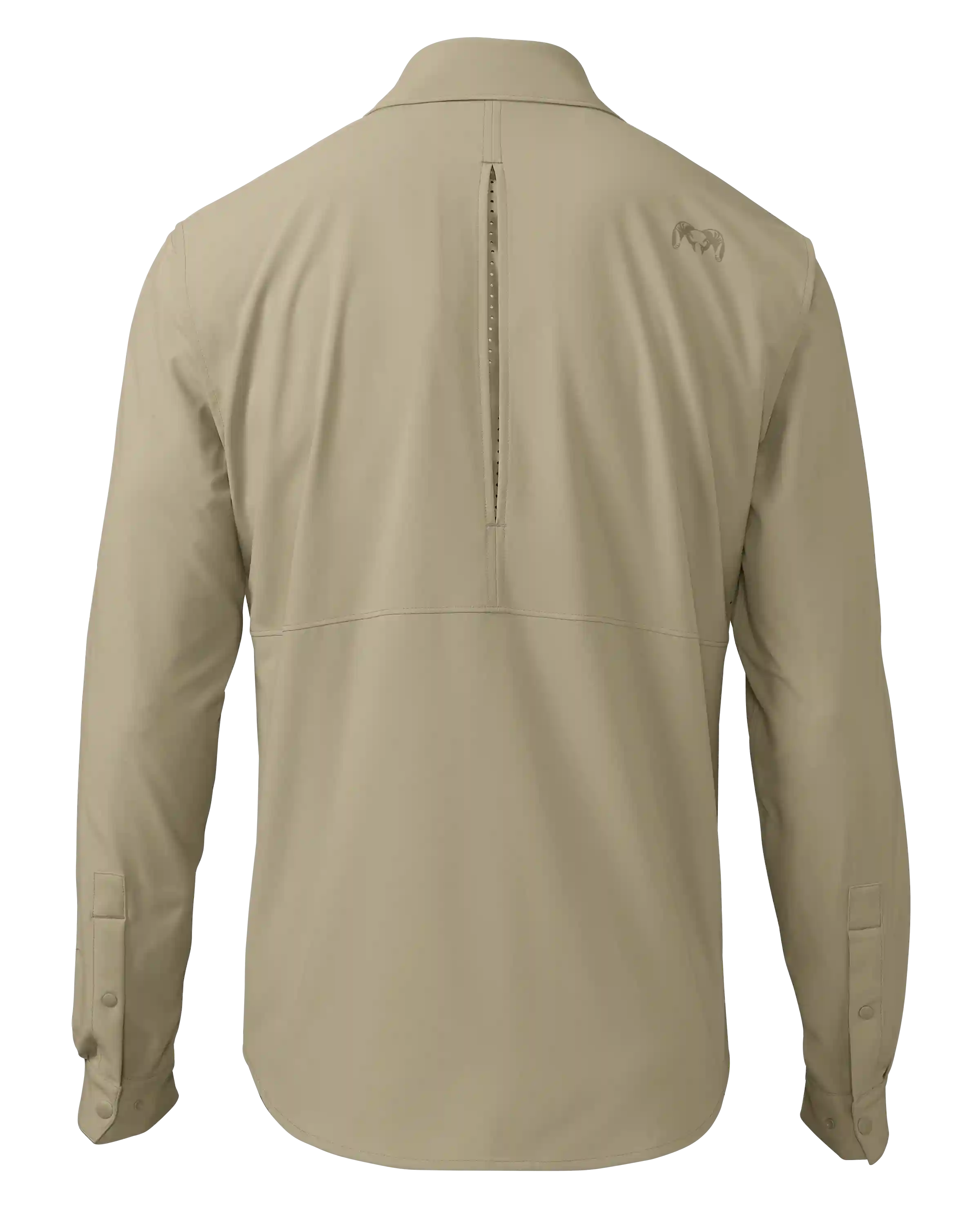 Alternative view of Outlet Mesa Vented LS Snap Shirt | Bone