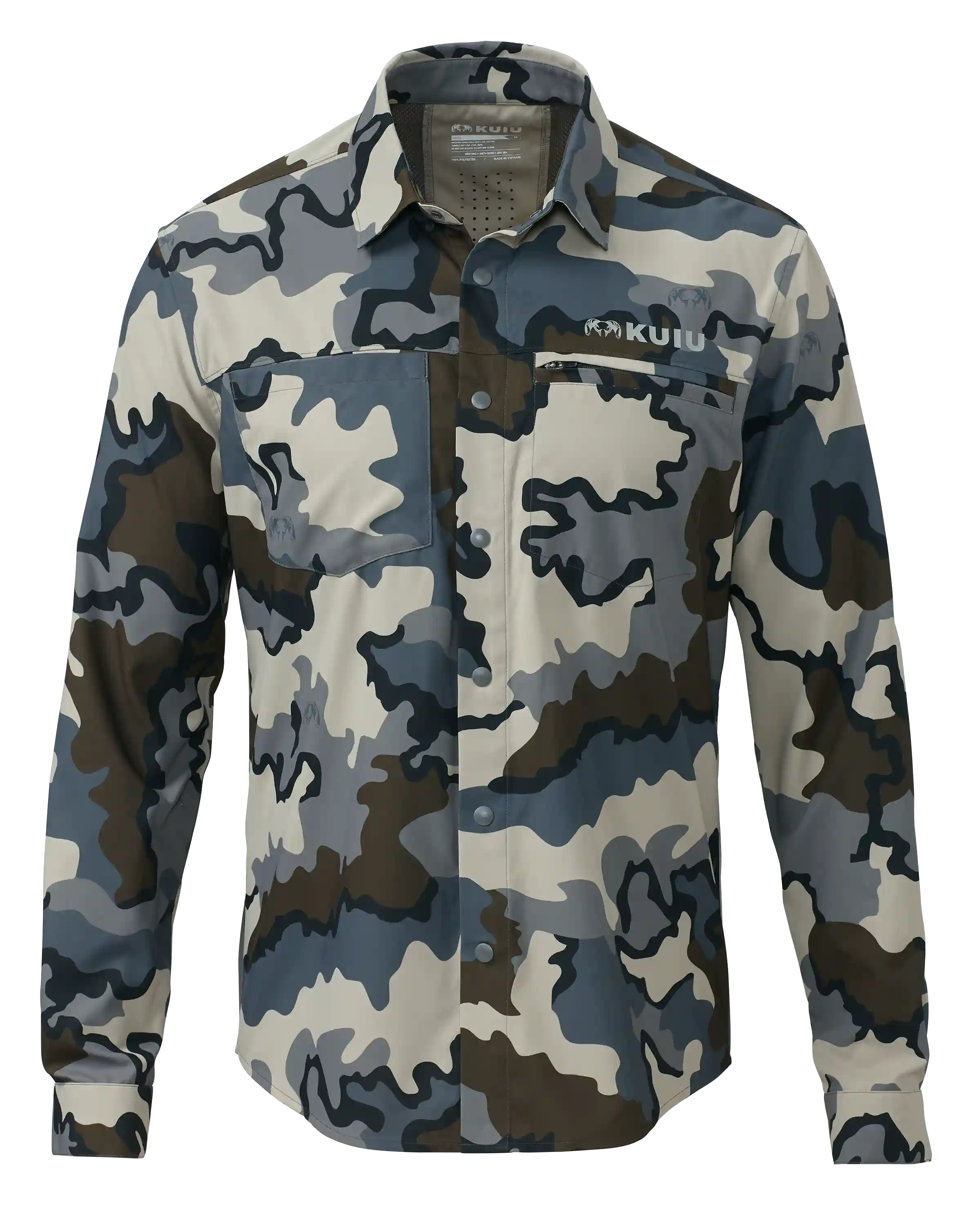 Outlet Mesa Vented LS Snap Shirt | Vias