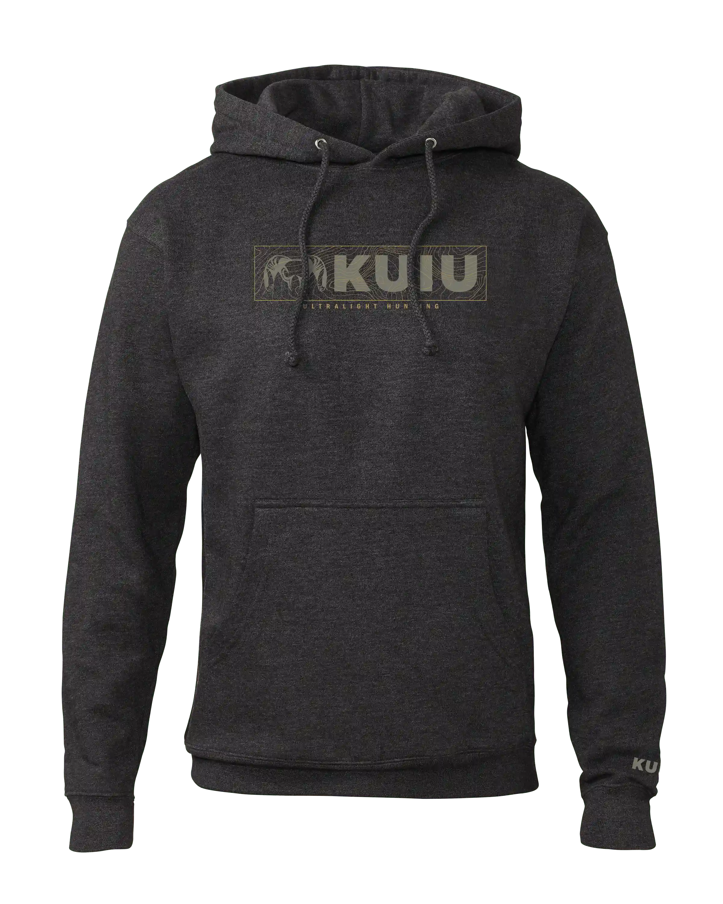 Outlet KUIU Topo Block Logo Hoodie | Charcoal