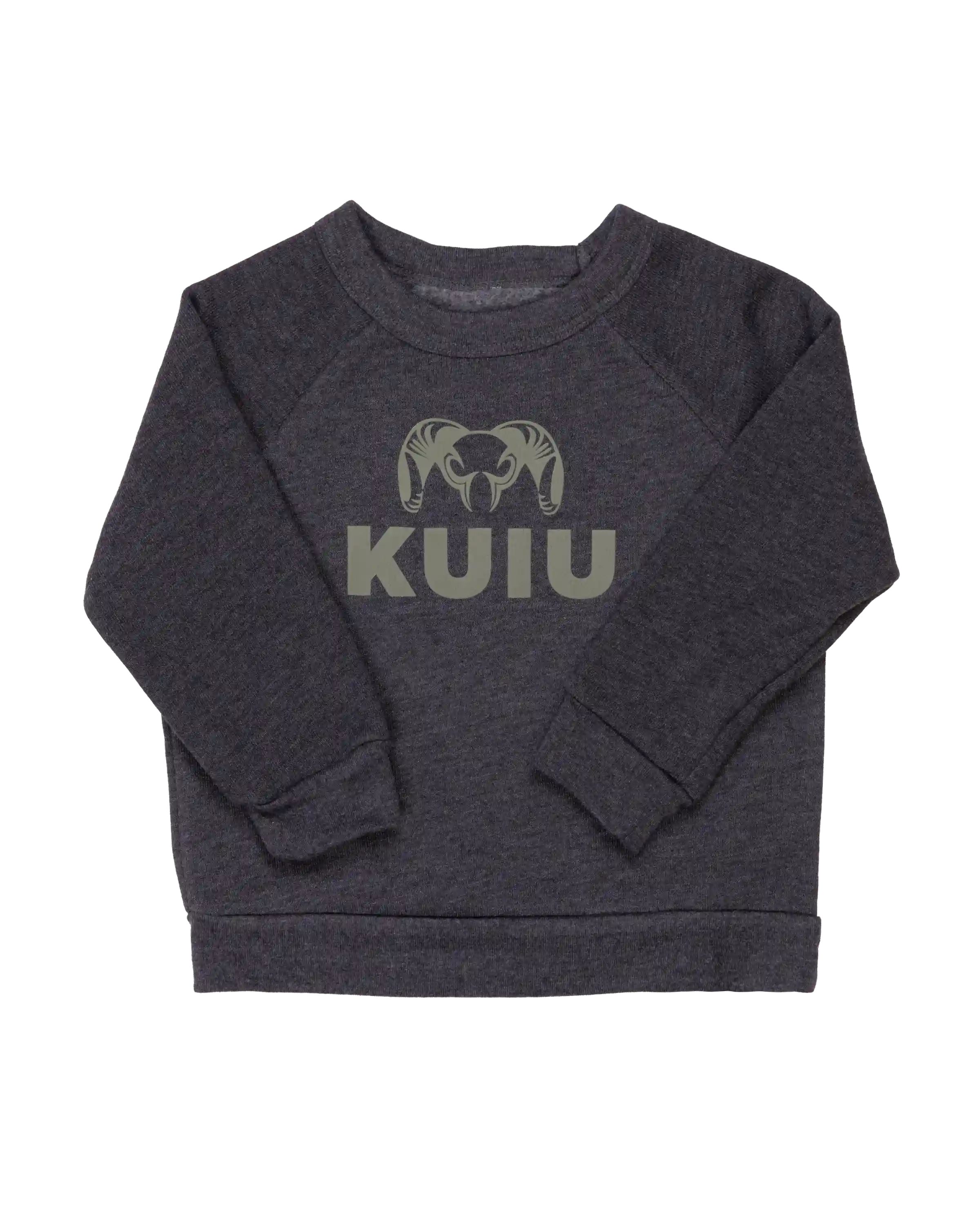 Toddler Stacked Logo Crewneck Sweatshirt | Olive