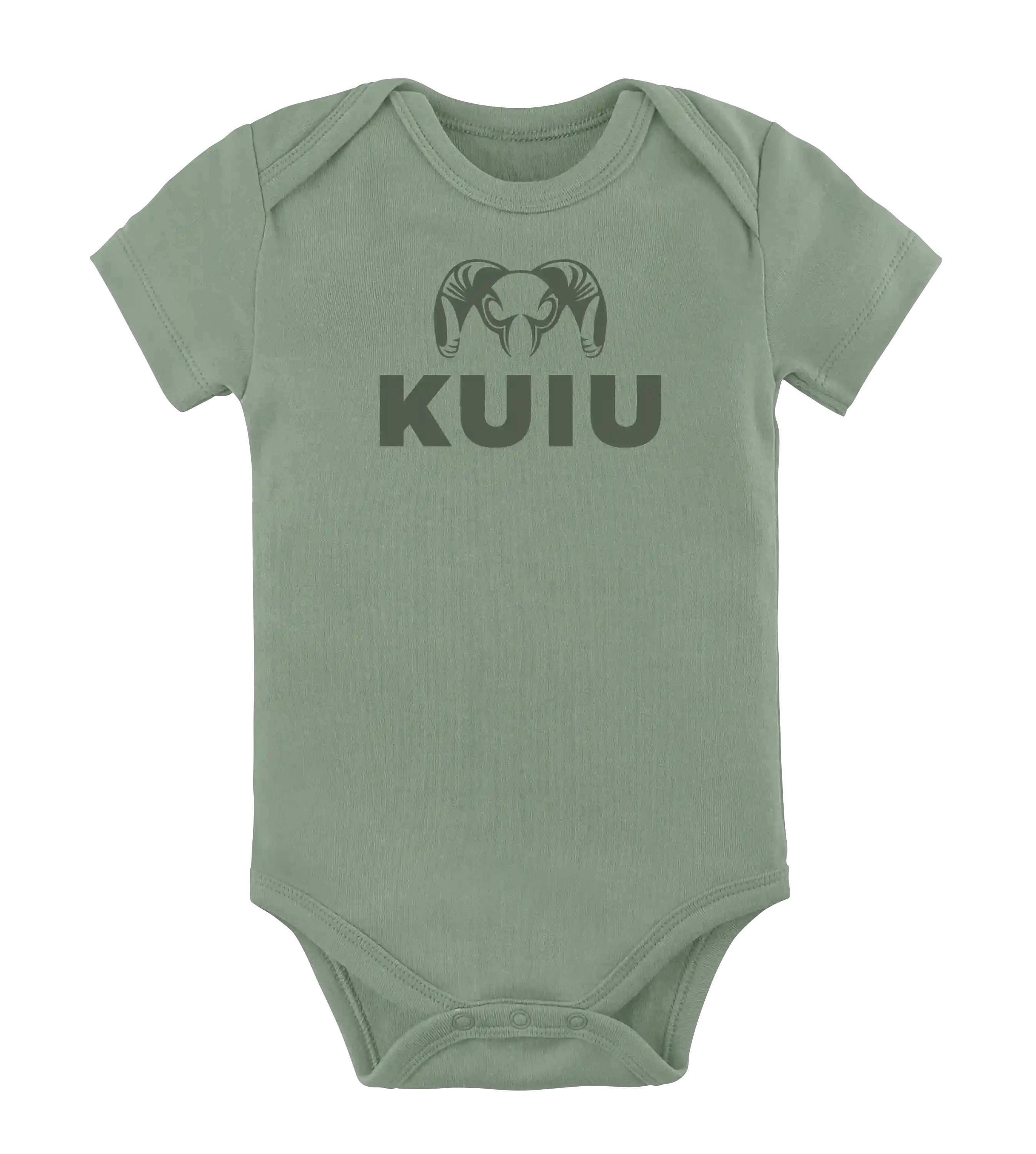 KUIU Stacked Logo Baby One-Piece | Thyme