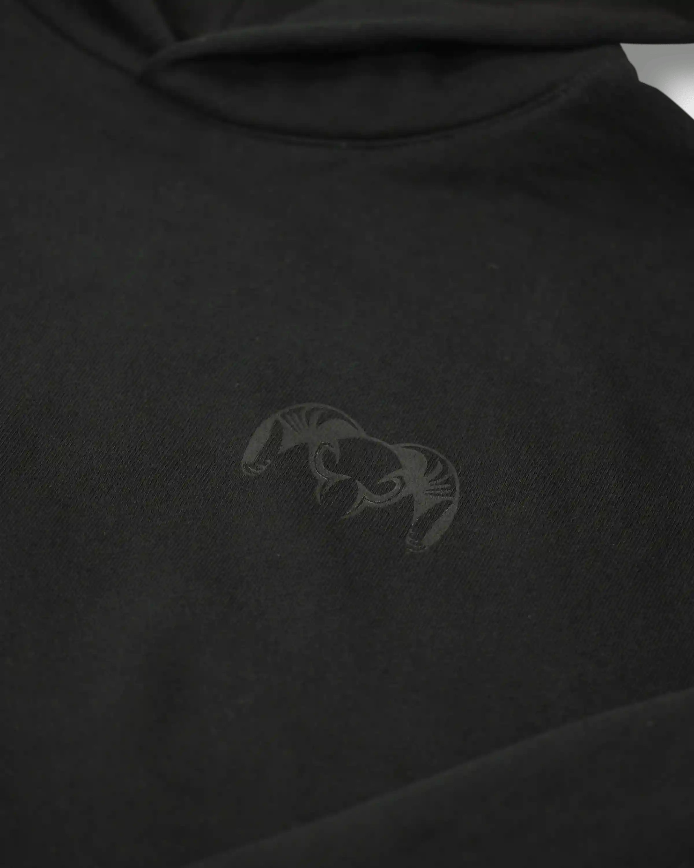 Alternative view of Workgrade Heavyweight Hoodie | Black