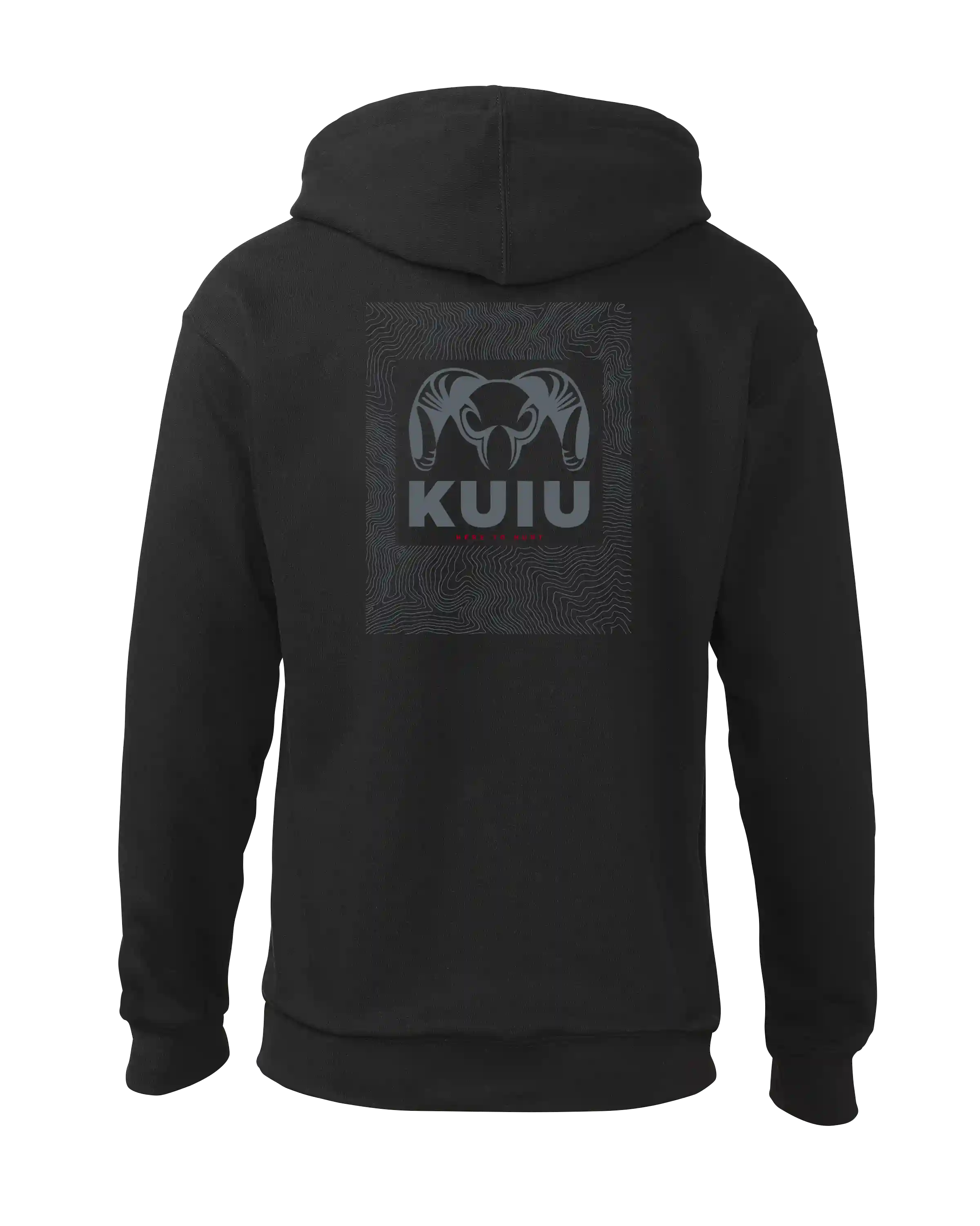 KUIU Topo Back Logo Hoodie | Black