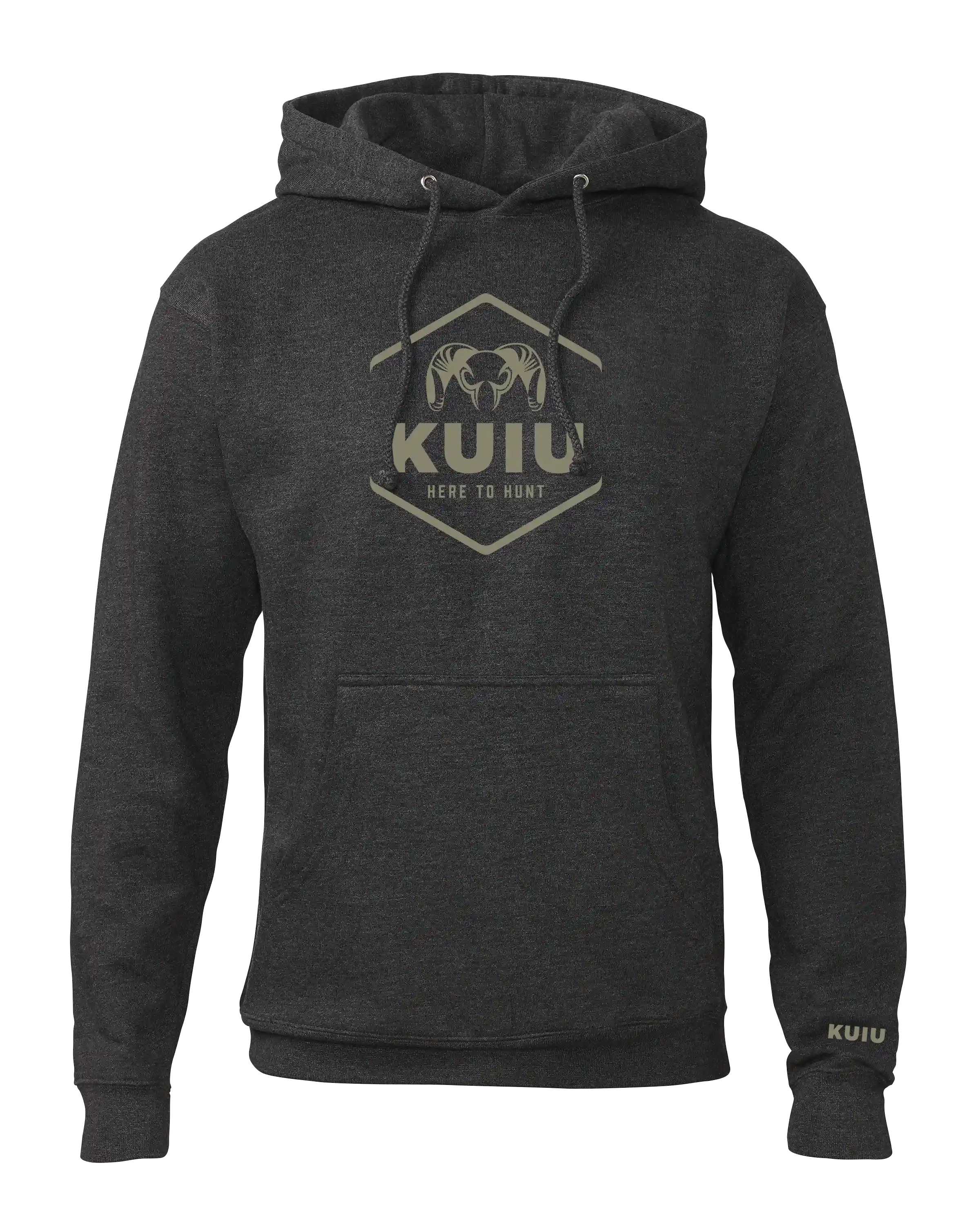 Outlet KUIU Stacked Here to Hunt Hoodie | Charcoal