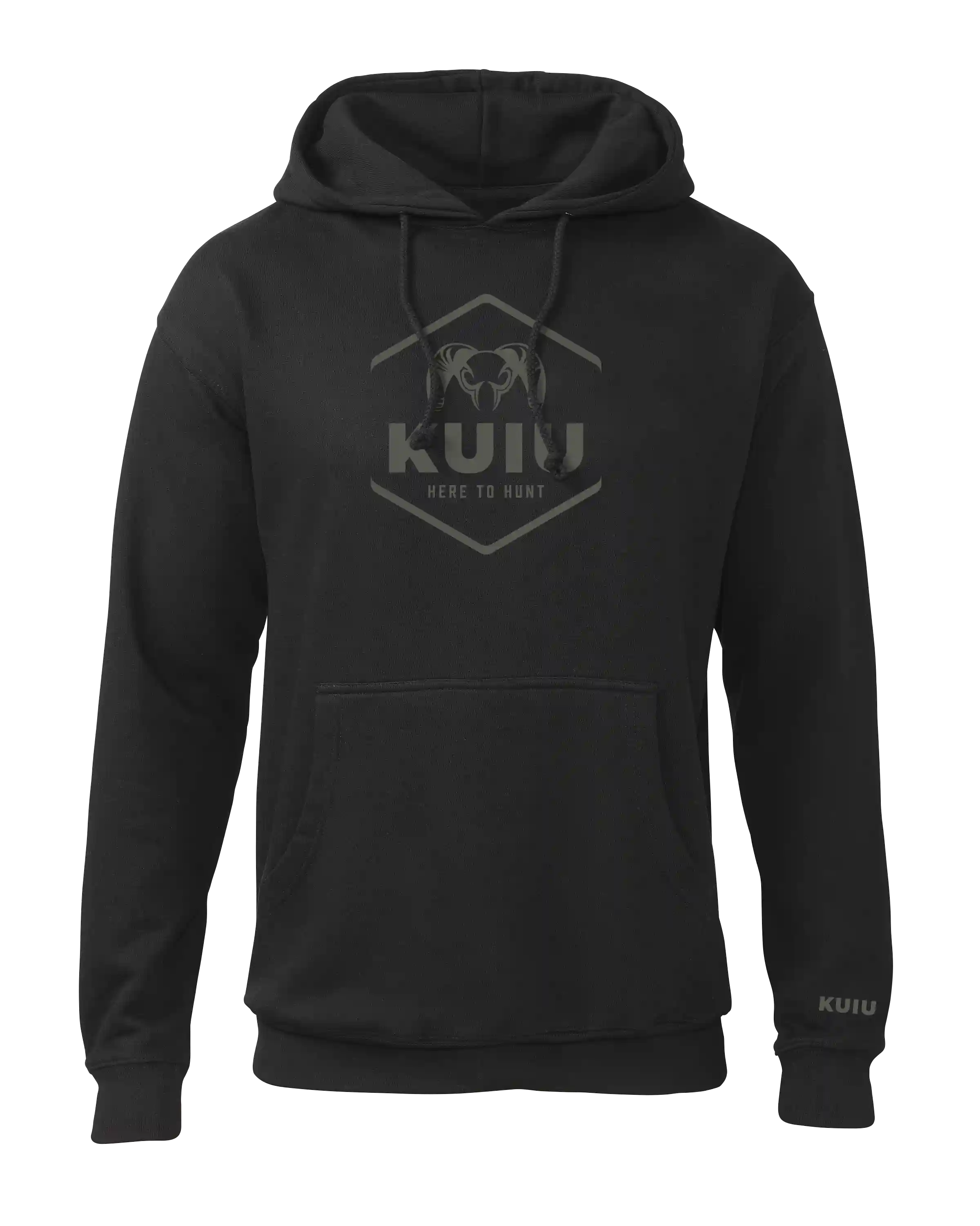 Outlet KUIU Stacked Here to Hunt Hoodie | Black