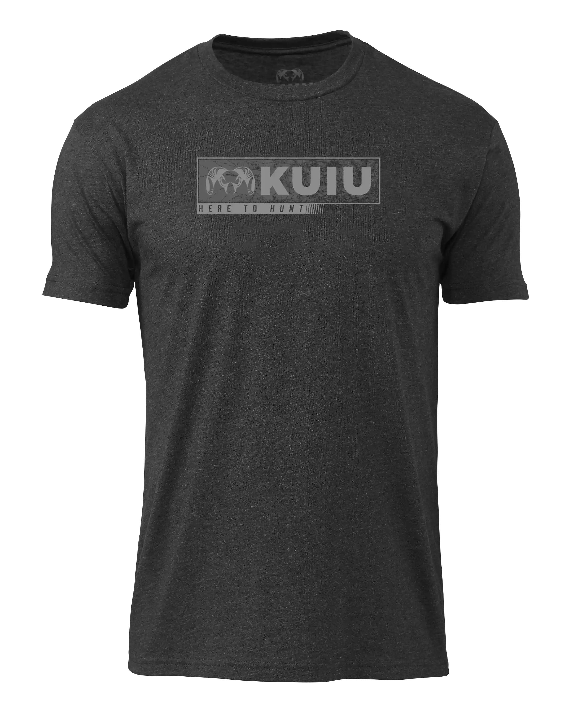 KUIU Here to Hunt Gritstone T-Shirt | Charcoal