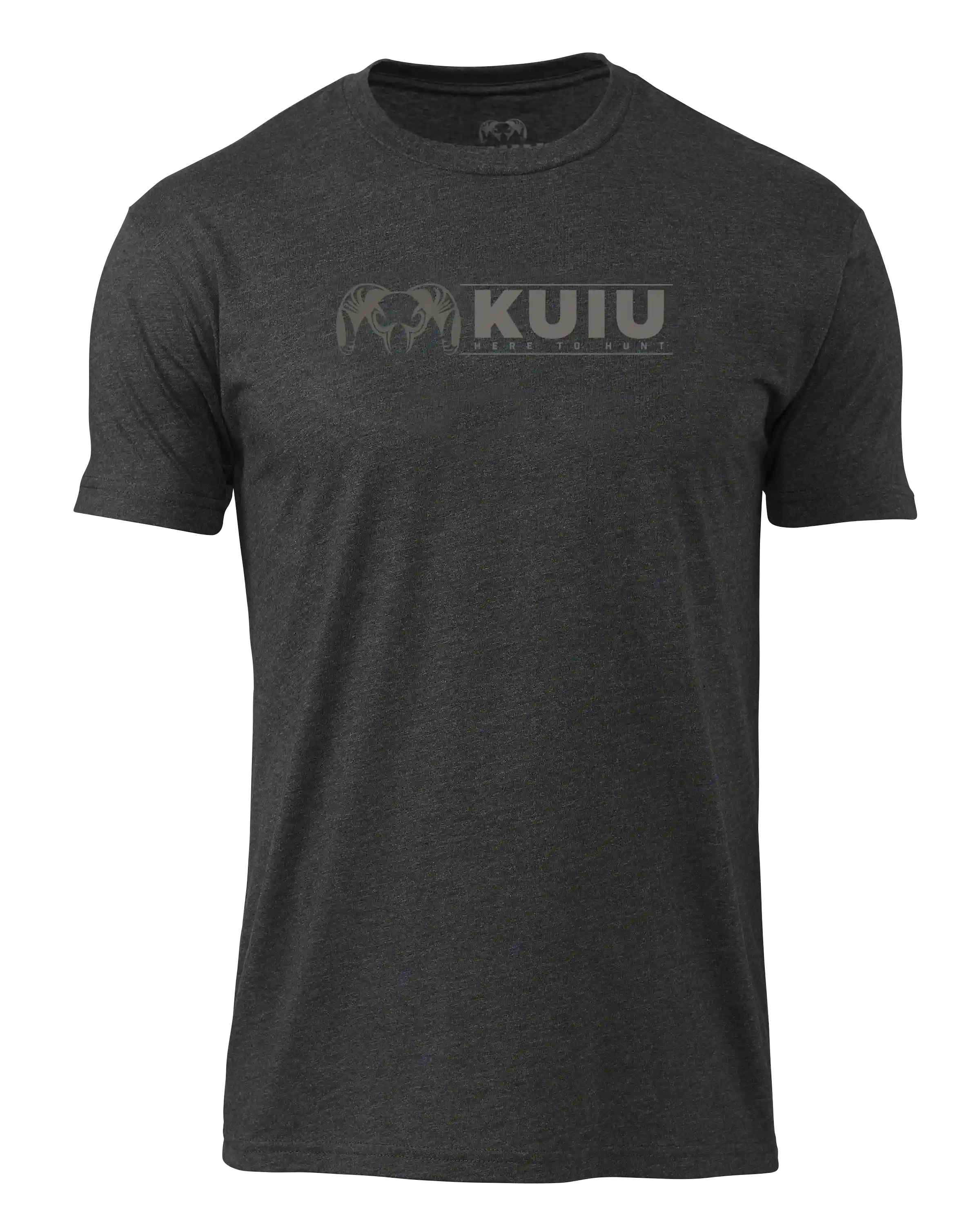 KUIU Here to Hunt Logo T-Shirt | Charcoal