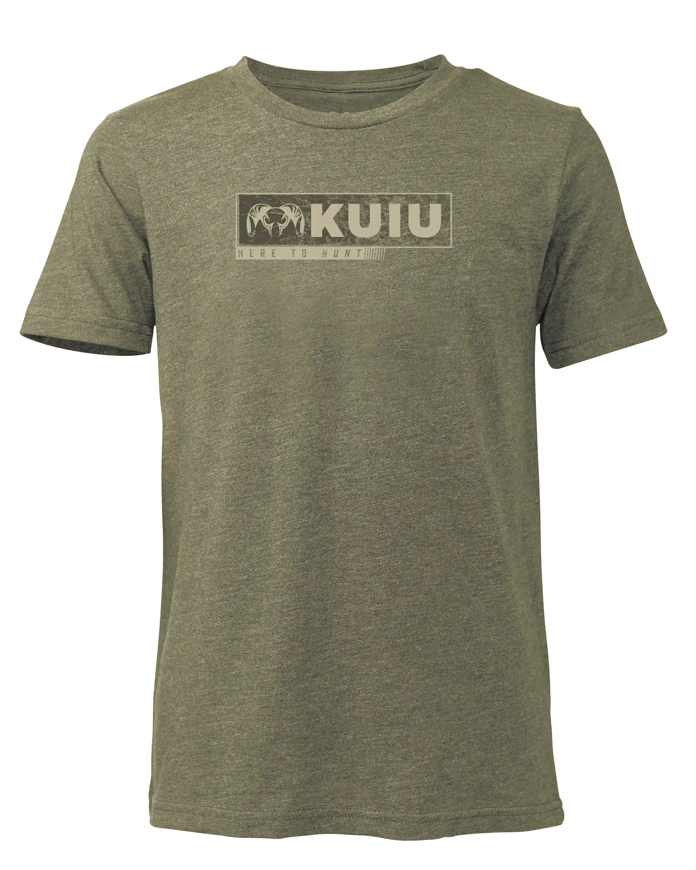 Youth Here to Hunt Gritstone T-Shirt | Military Green