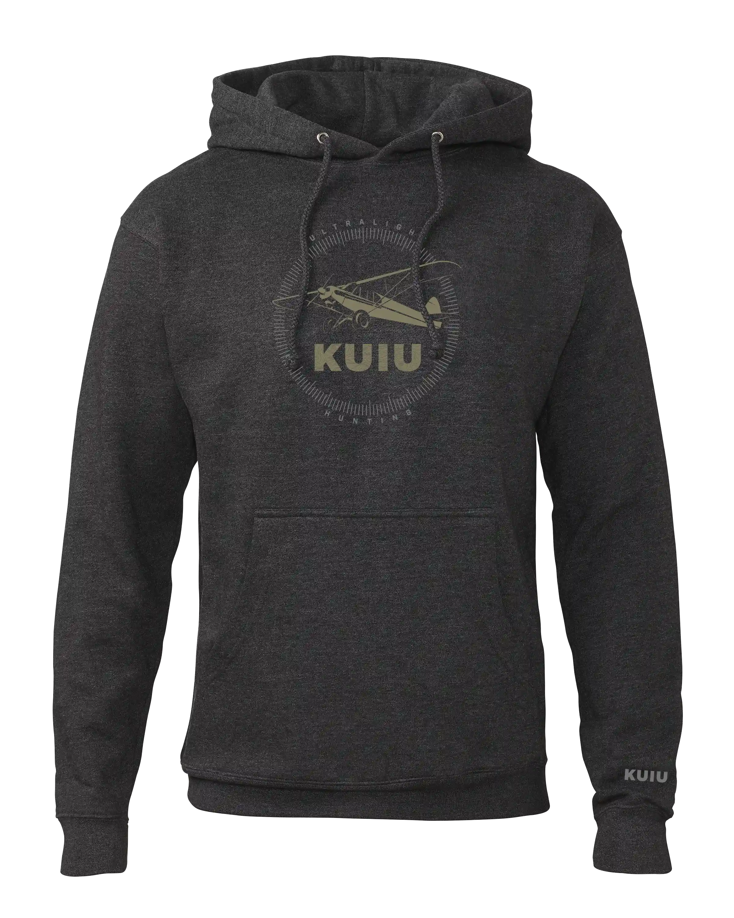KUIU Super Cub Logo Hoodie | Charcoal