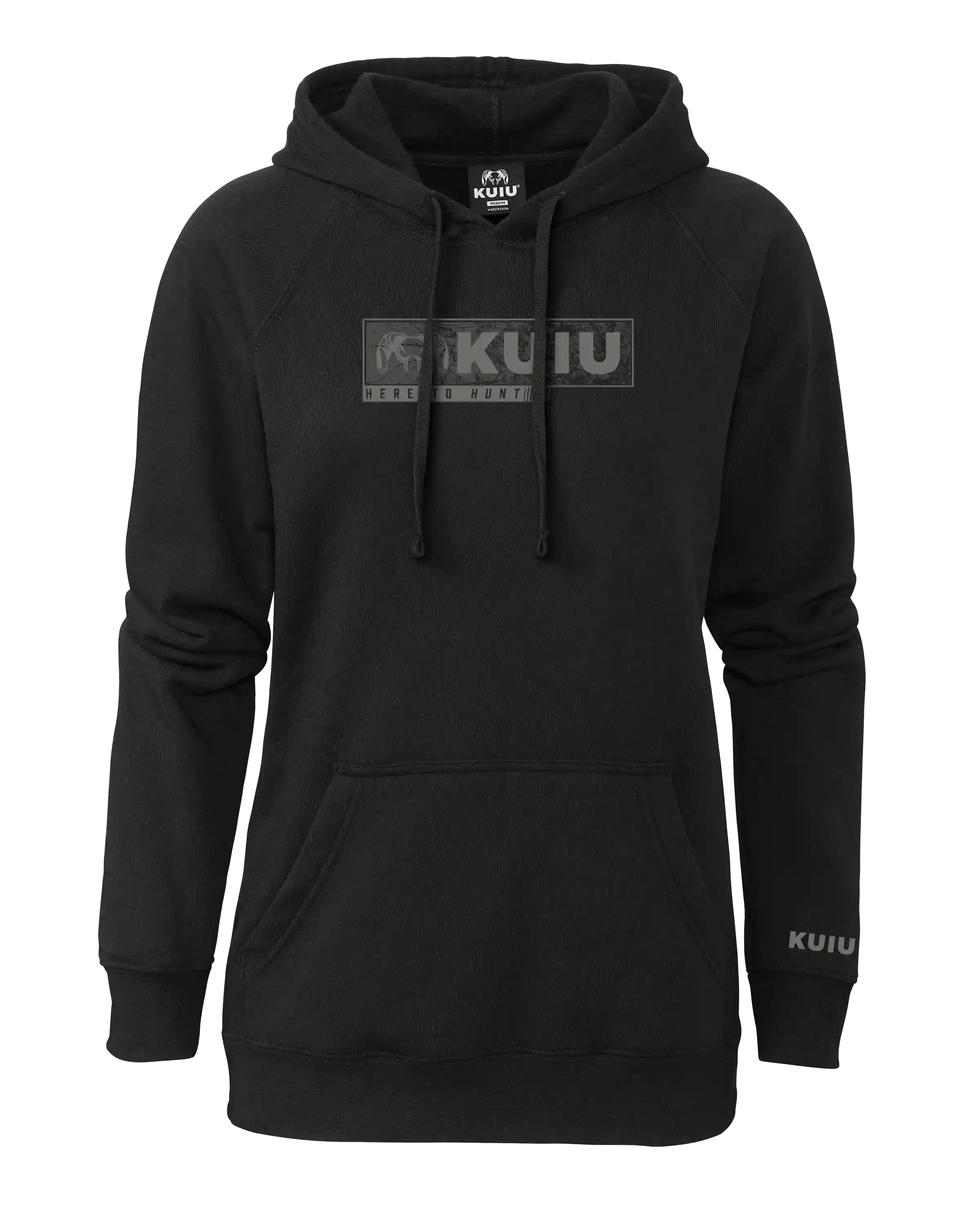 Women's Here to Hunt Gritstone Hoodie | Black