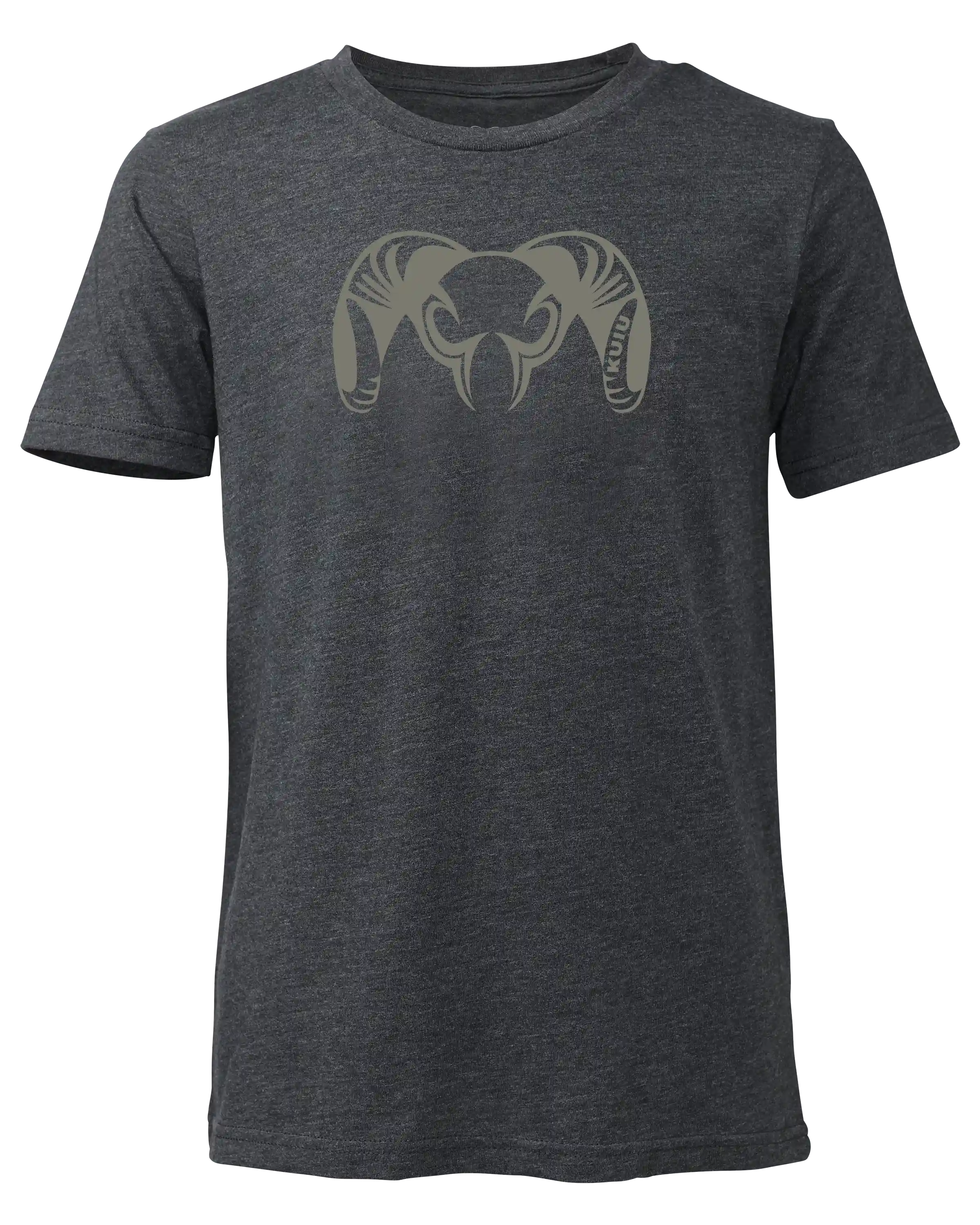 Youth Engraved Ram T-Shirt | Charcoal