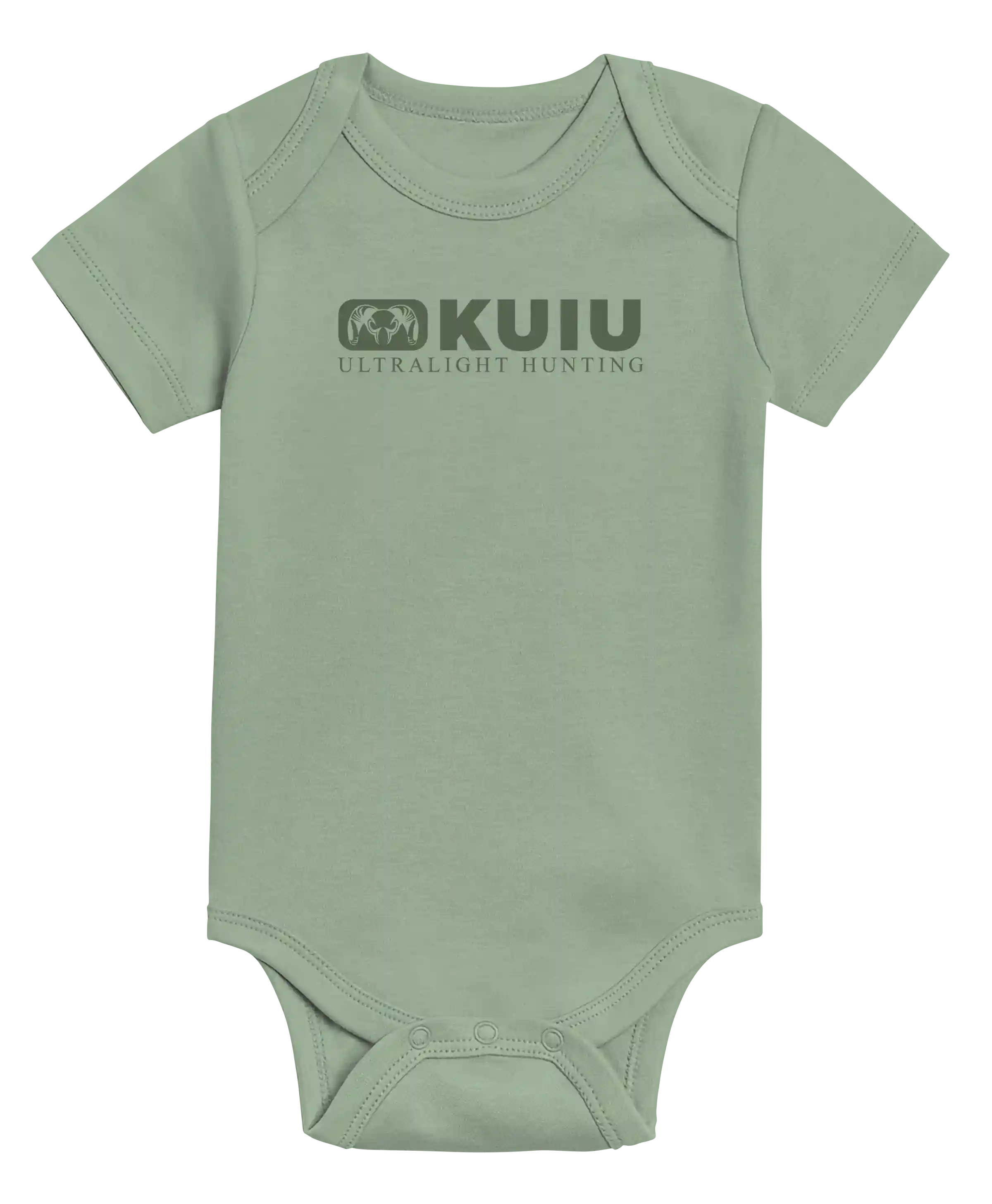 KUIU Block Logo Baby One-Piece | Thyme