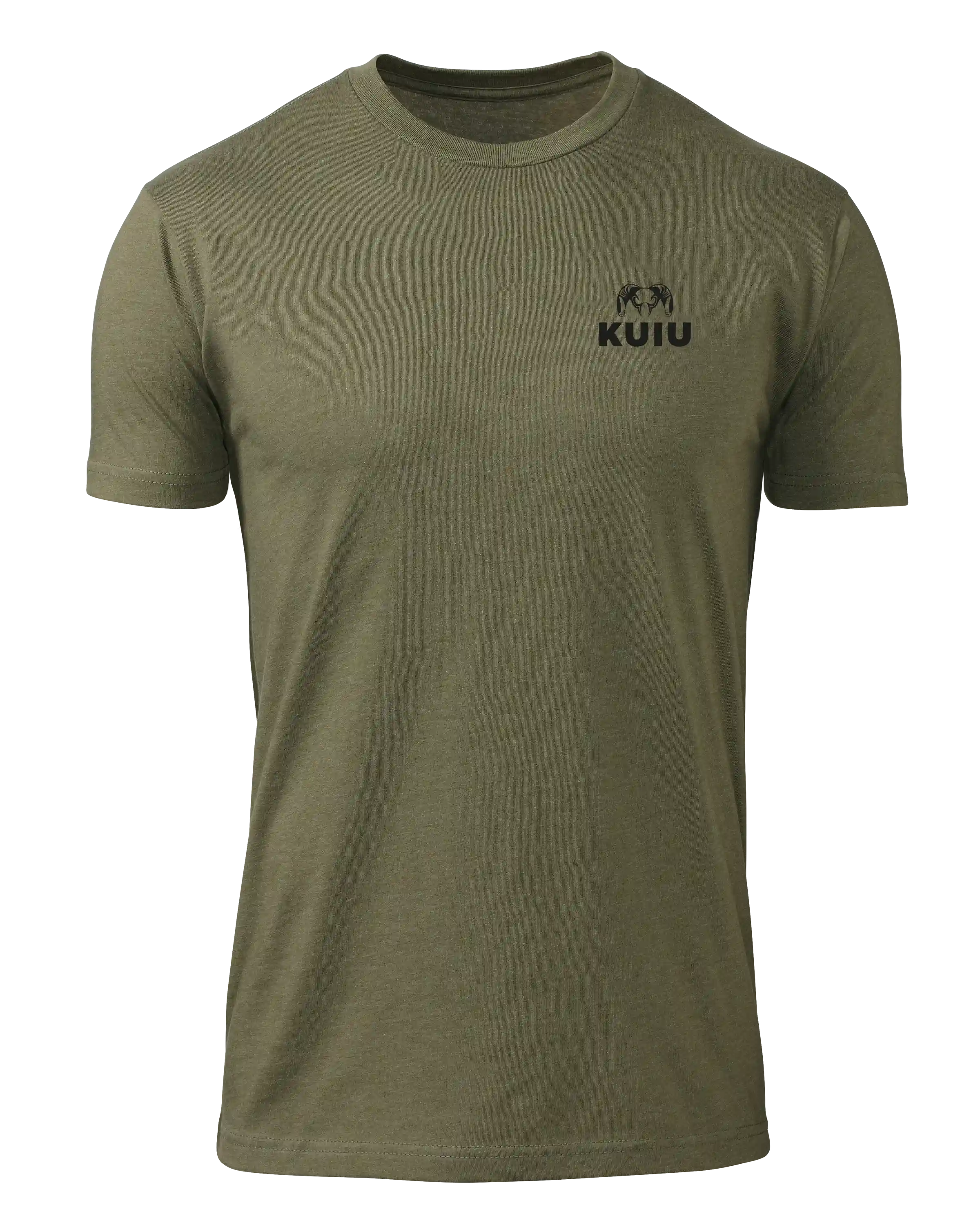 Alternative view of KUIU Elk Skull T-Shirt | Military Green