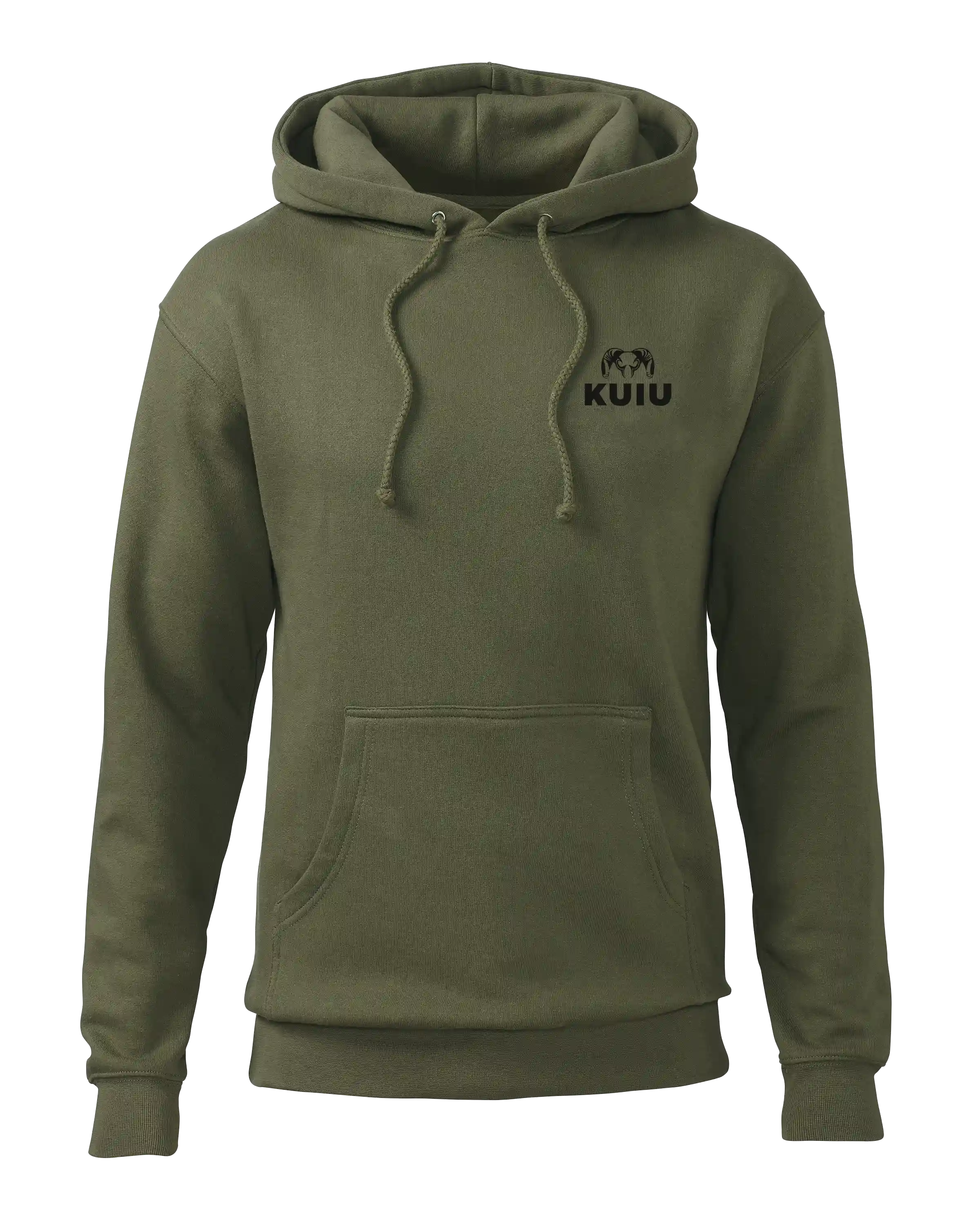 Alternative view of KUIU Elk Skull Hoodie | Army
