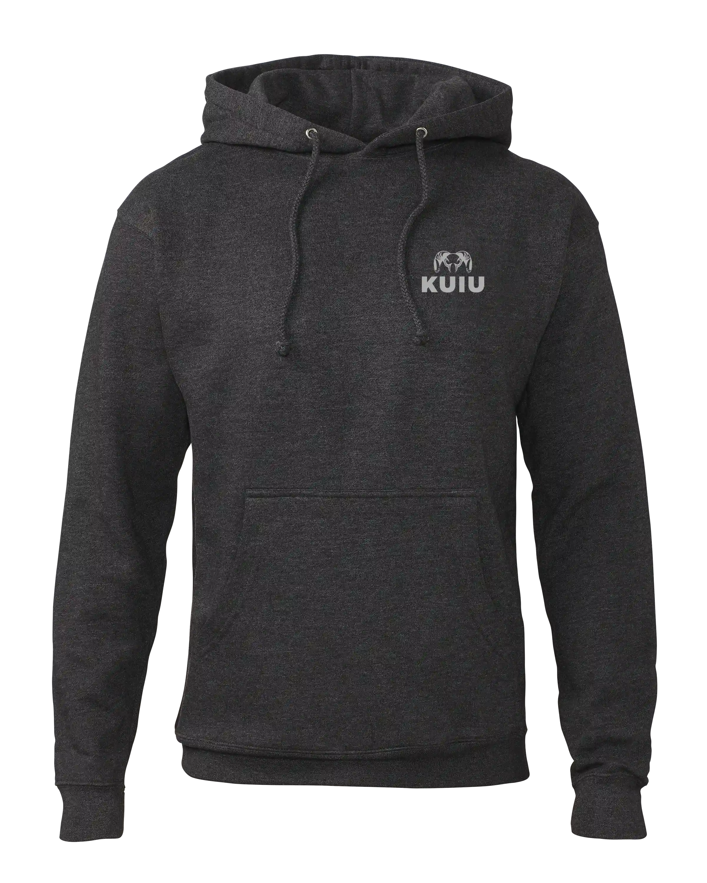 Alternative view of KUIU Elk Skull Hoodie | Charcoal