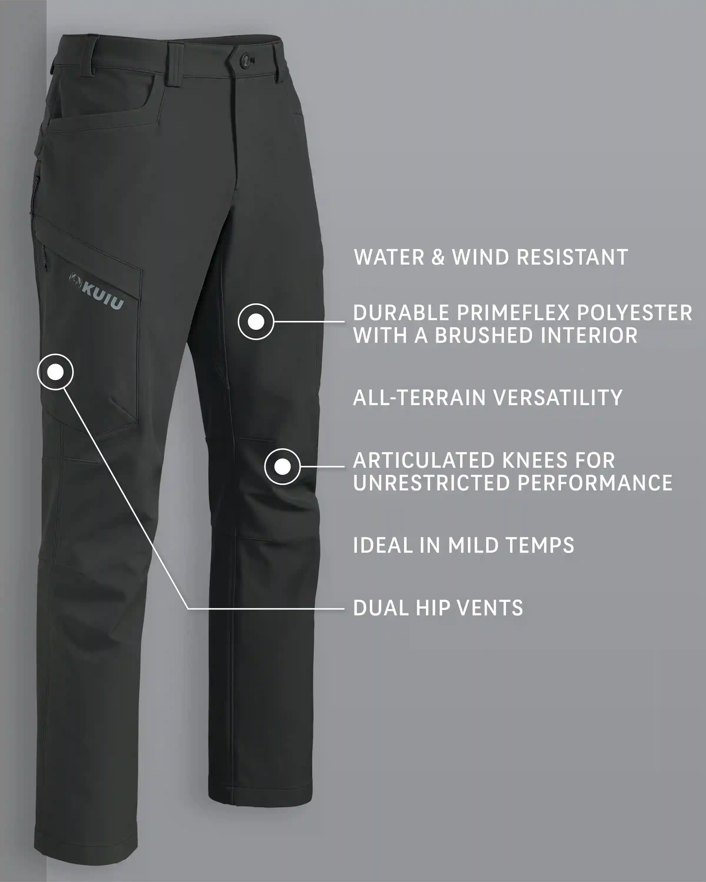 Alternative view of Attack Pant | Dark Gunmetal