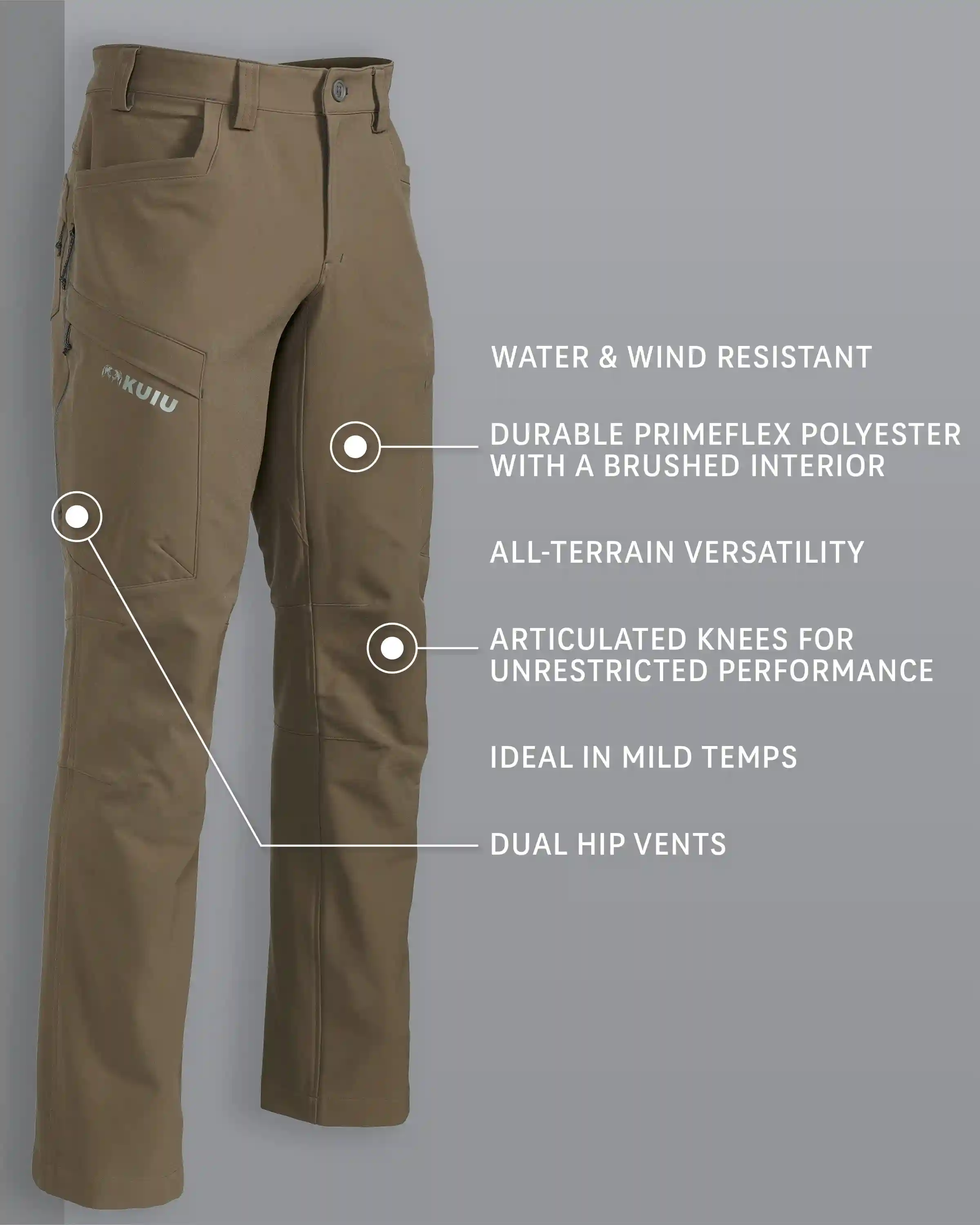 Alternative view of Attack Pant | Major Brown